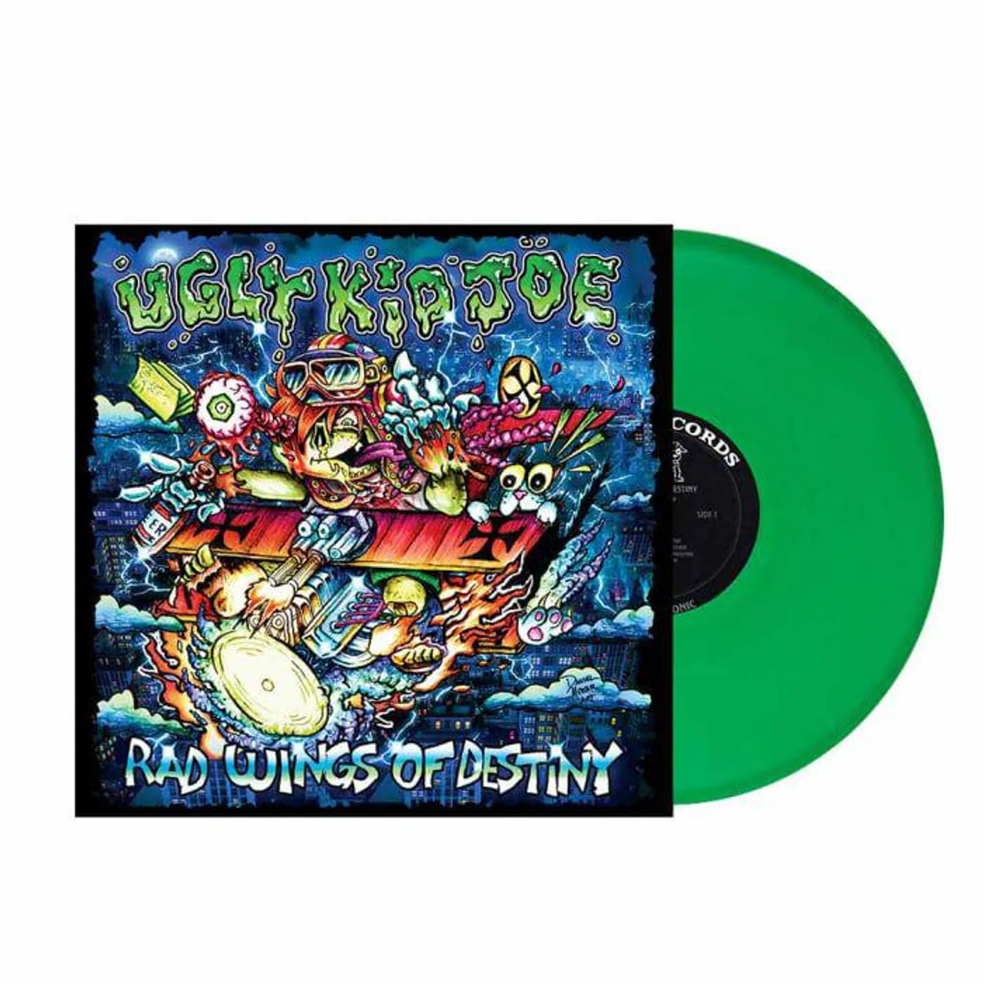 Ugly Kid Joe Rad Wings Of Destiny (Green) Vinyl Record
