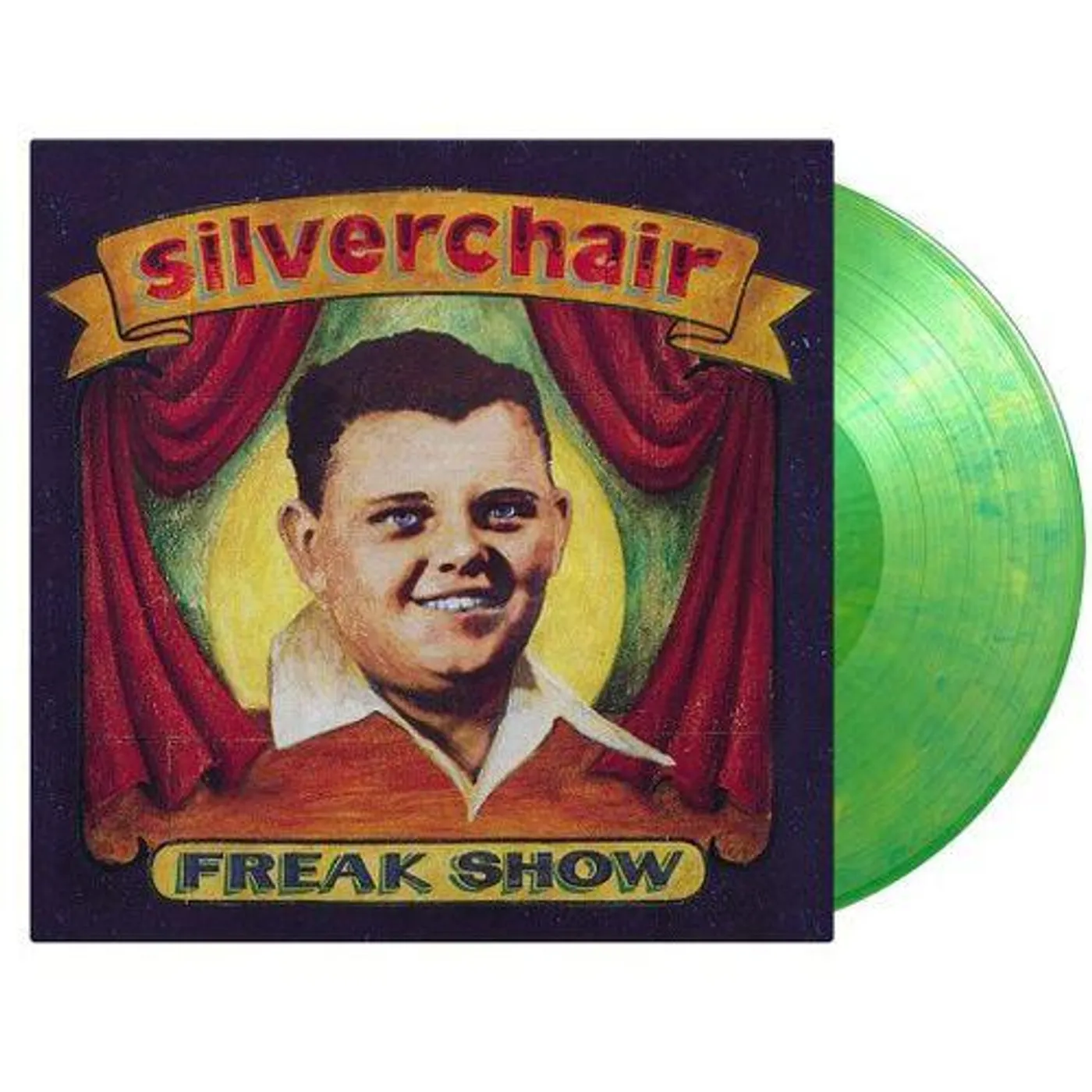 Silverchair Freak Show (Yellow & Blue Marbled) Vinyl Record