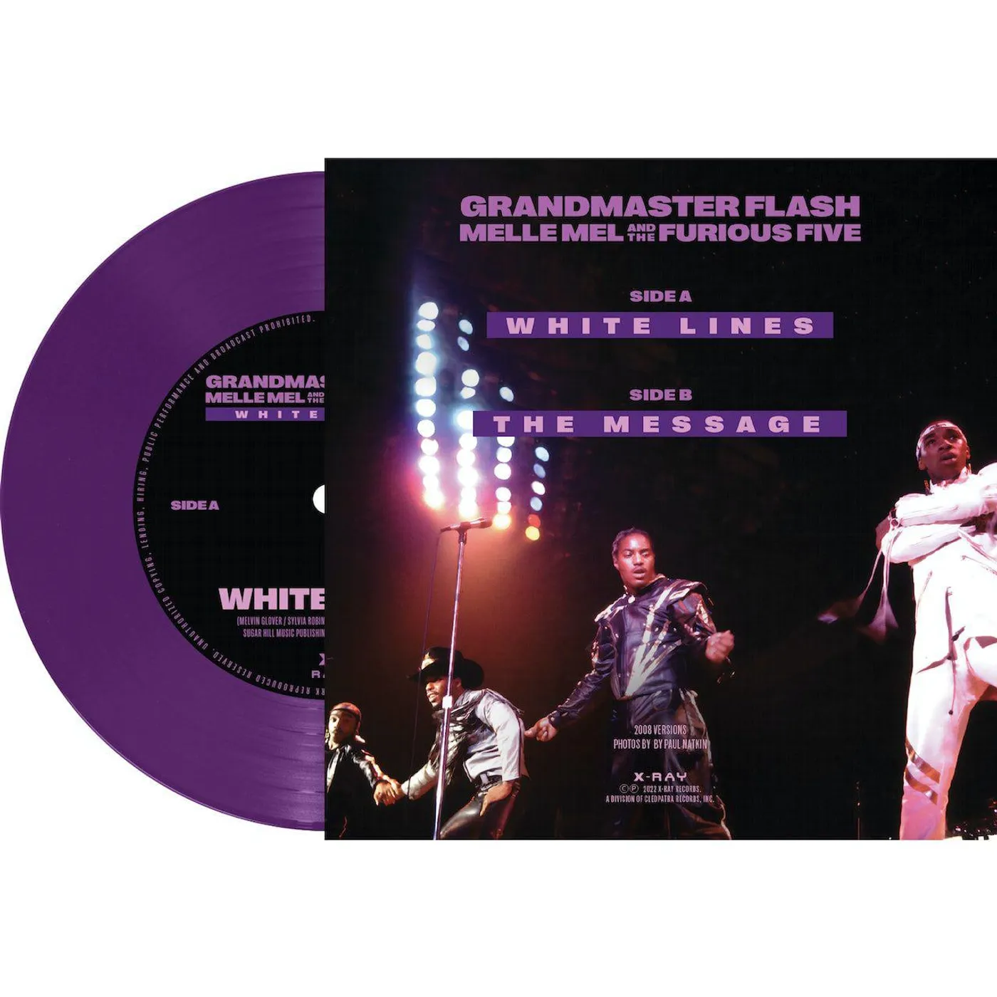 Grandmaster Flash / Melle Mel & The Furious Five White Lines (Purple) Vinyl Record