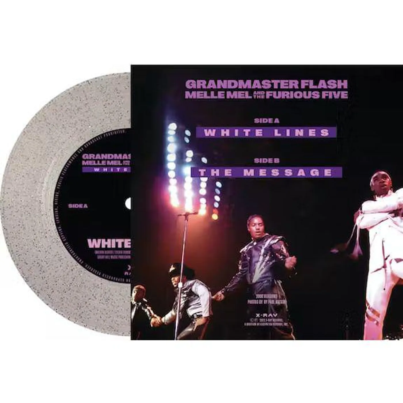 Grandmaster Flash / Melle Mel & The Furious Five White Lines (Clear Glitter) Vinyl Record