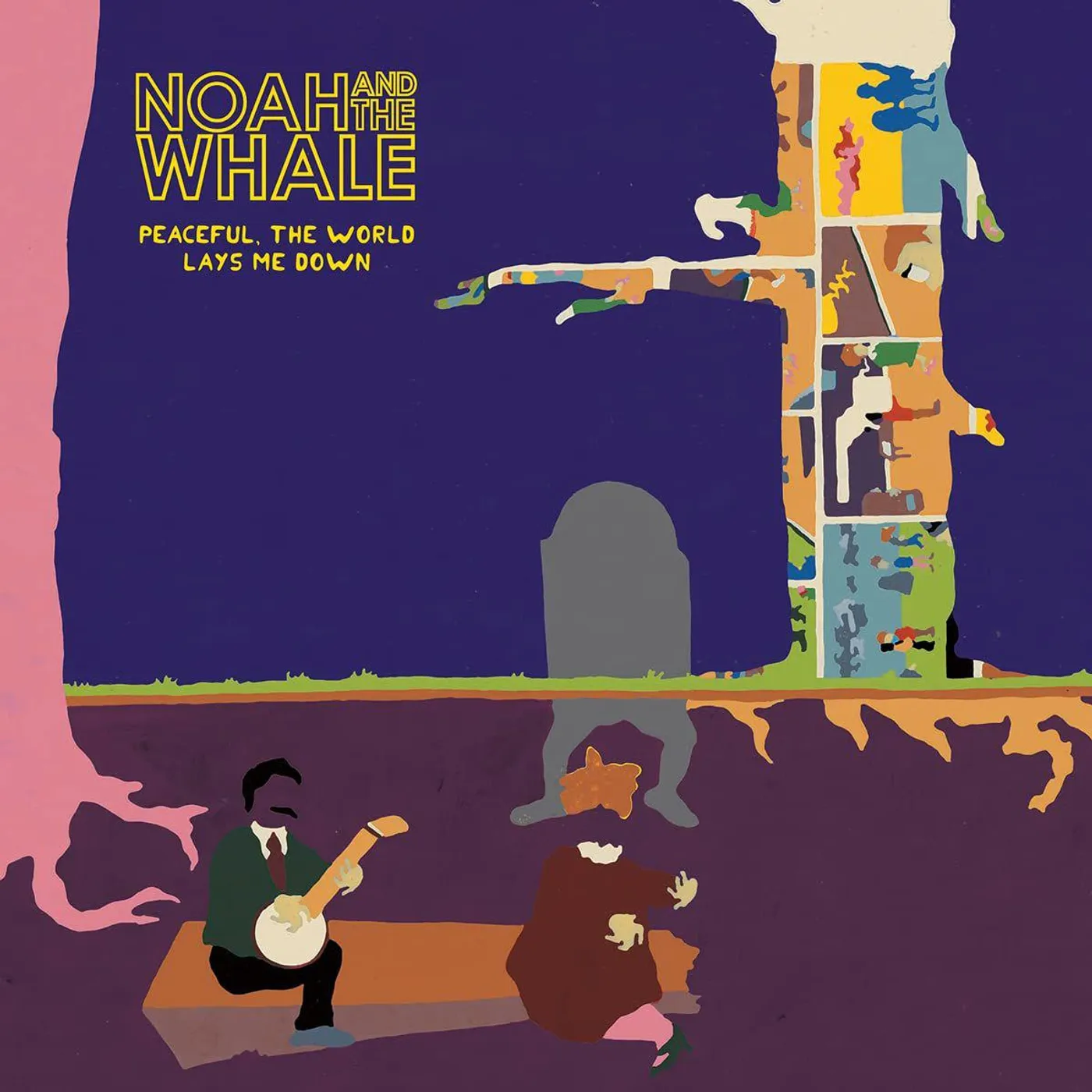 Noah And The Whale Peaceful, The World Lays Me Down Vinyl Record