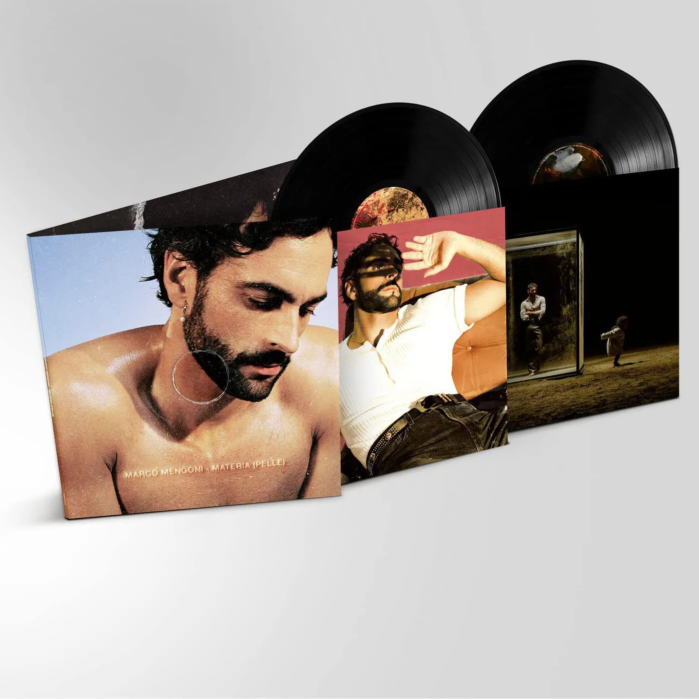 Marco Mengoni Materia (Pelle) Con Materia (Terra) (2LP/Black) Vinyl Record