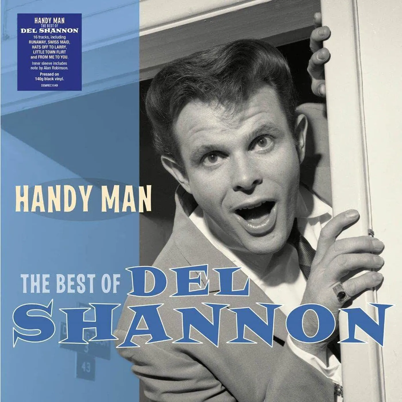 Del Shannon Handy Man: The Best Of Black Vinyl Record