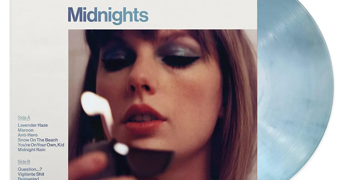 Amazon.com: Midnights[Moonstone Blue Edition]: CDs & Vinyl