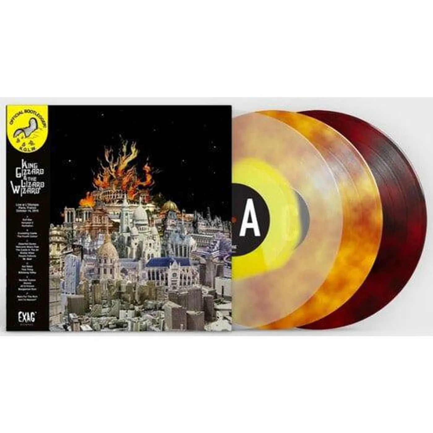 King Gizzard & The Lizard Wizard Live In Paris (3LP/Box Set) Vinyl Record