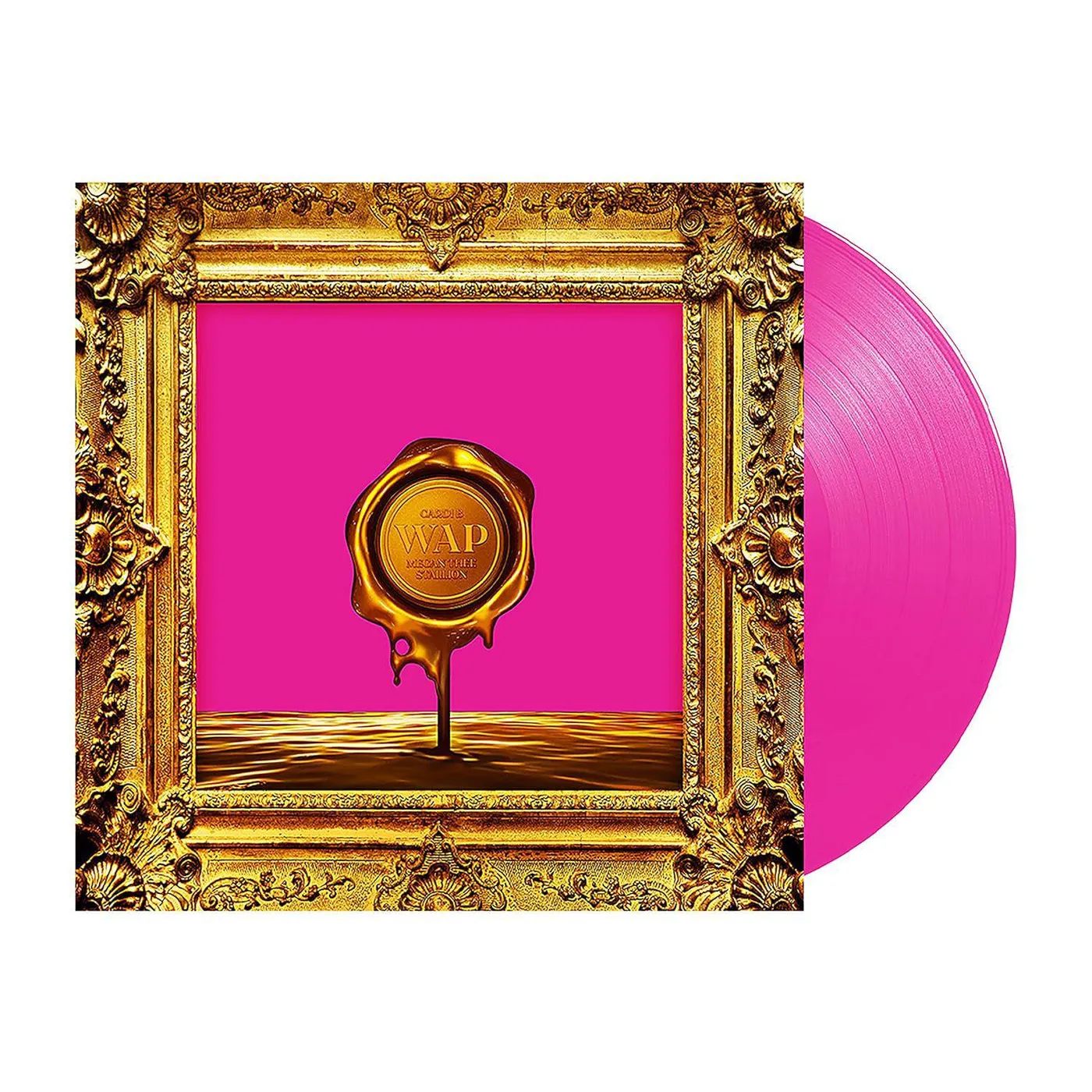 Cardi B WAP (feat. Megan Thee Stallion) [Pink] Vinyl Record
