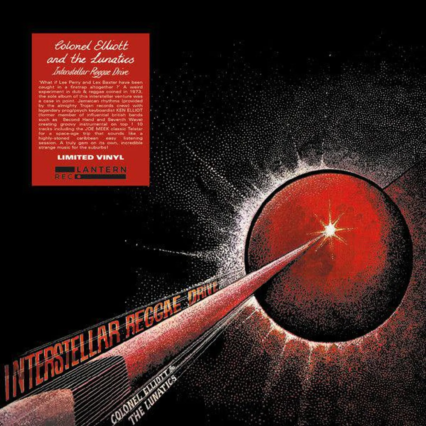 Colonel Elliott & The Lunatics Interstellar Reggae Vinyl Record