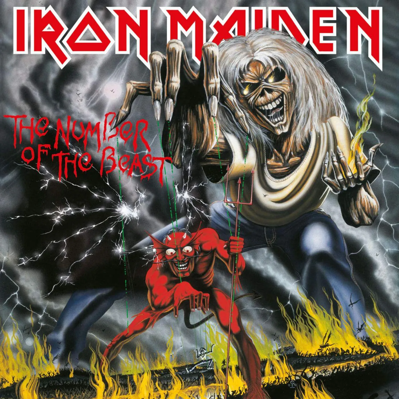 Iron Maiden NUMBER OF THE BEAST Vinyl Record