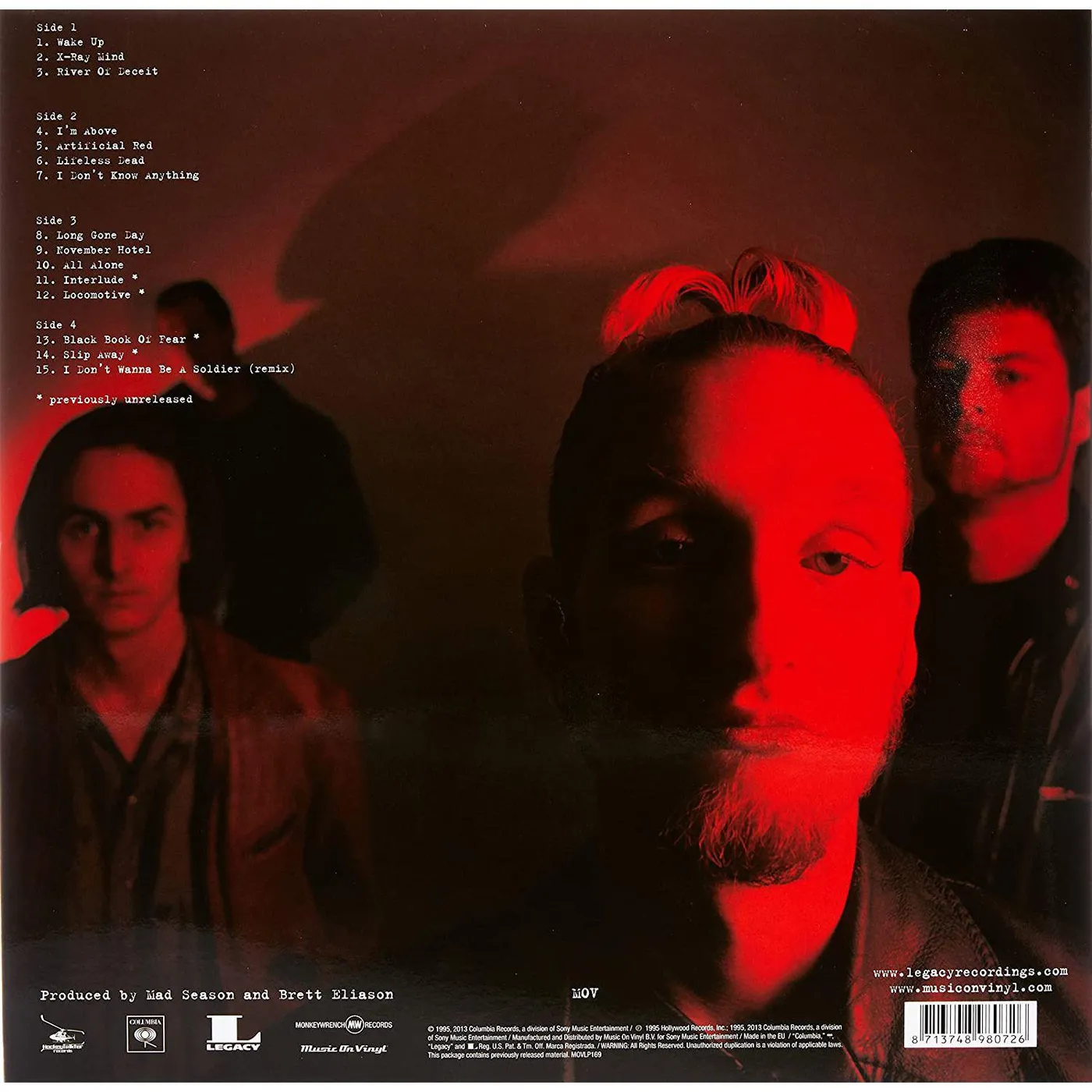 Mad Season Above Vinyl Record