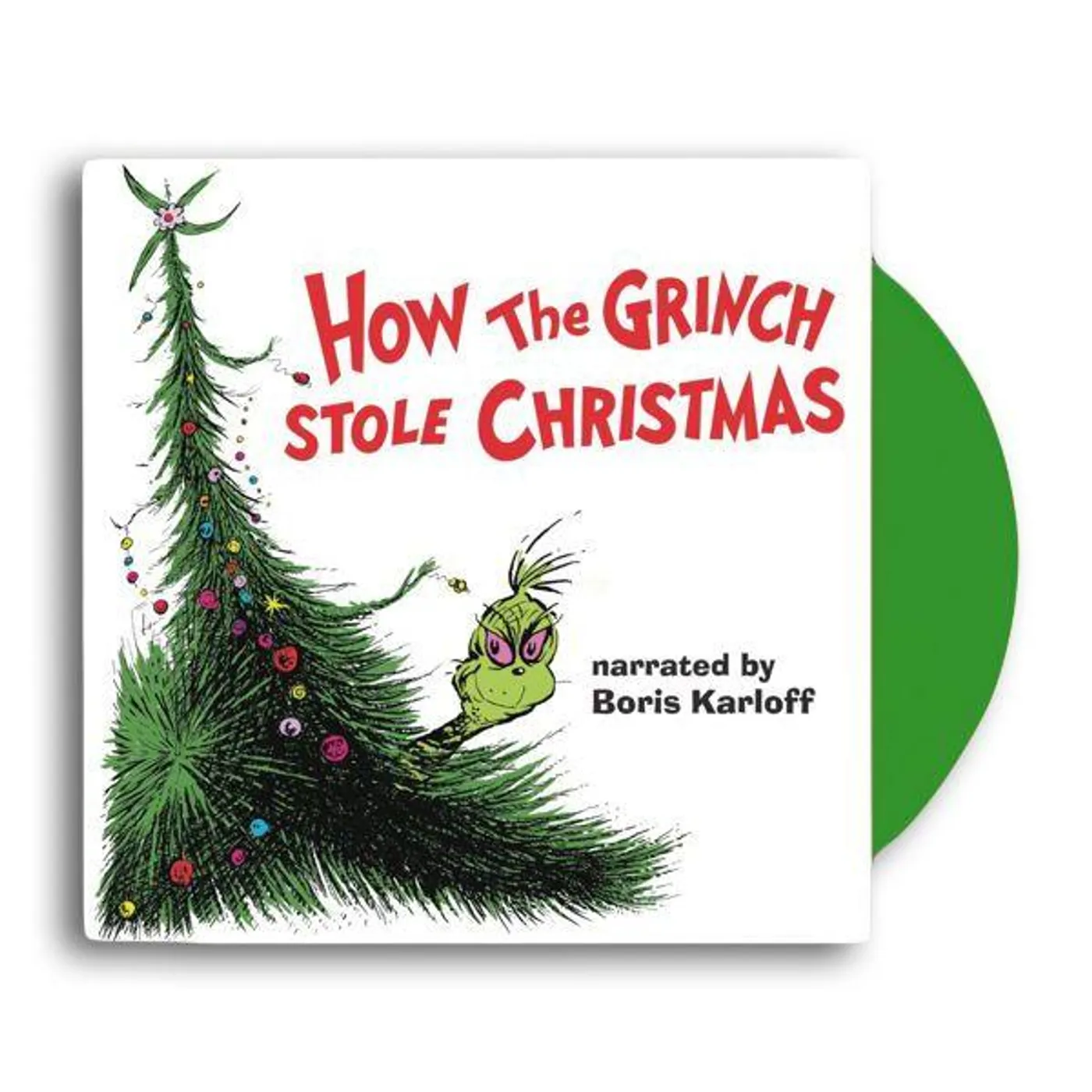 Dr. Seuss HOW THE GRINCH STOLE CHRISTMAS OST - Limited Edition Green Vinyl Record