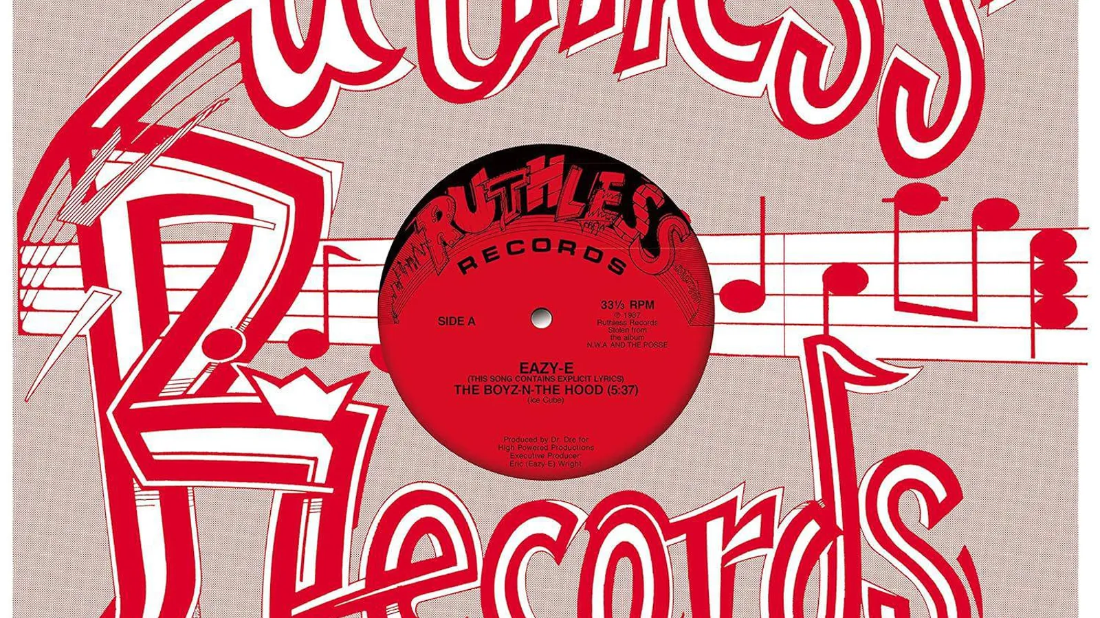 Eazy-E Boyz-n-the Hood Vinyl Record