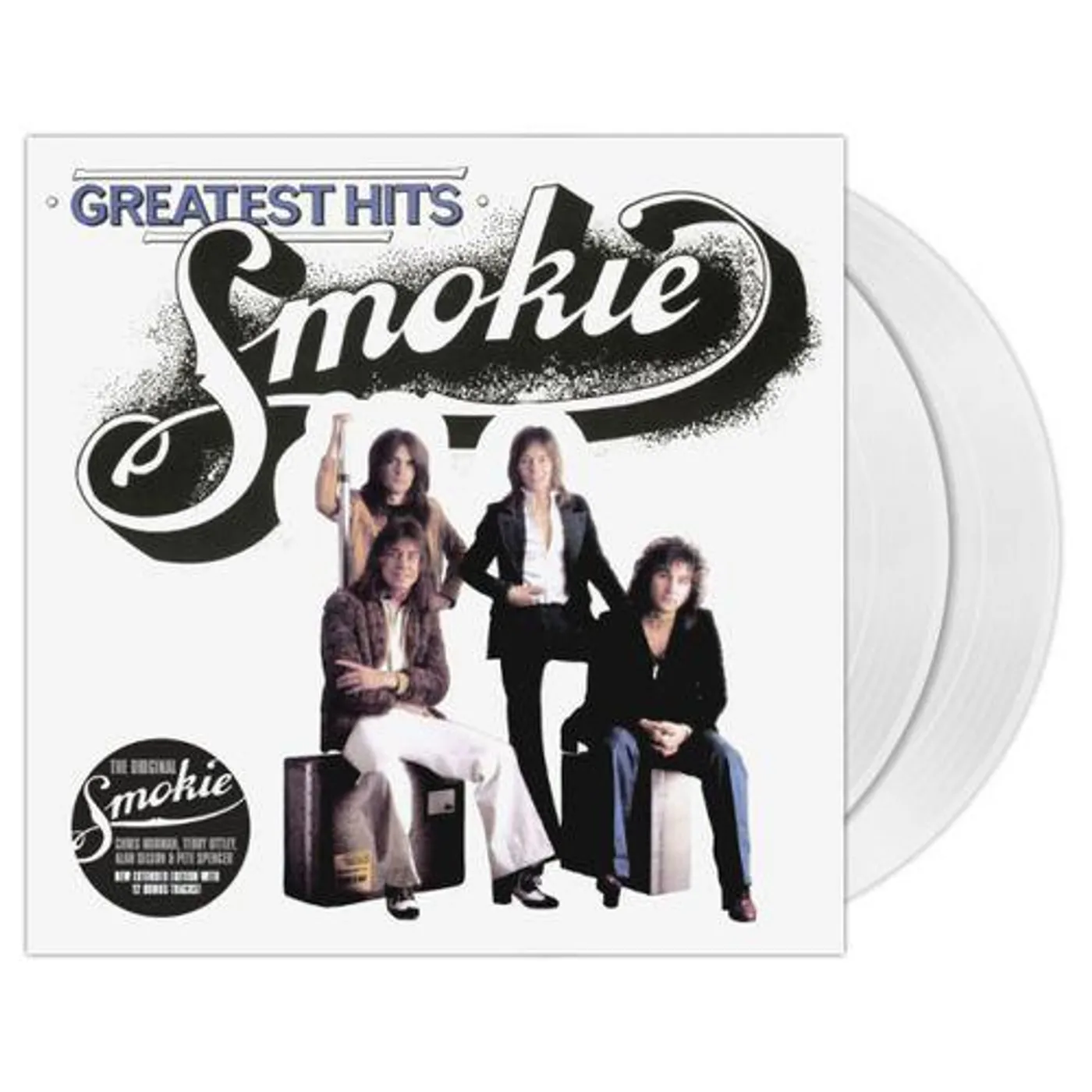 Smokie GREATEST HITS (BRIGHT WHITE EDITION) Vinyl Record