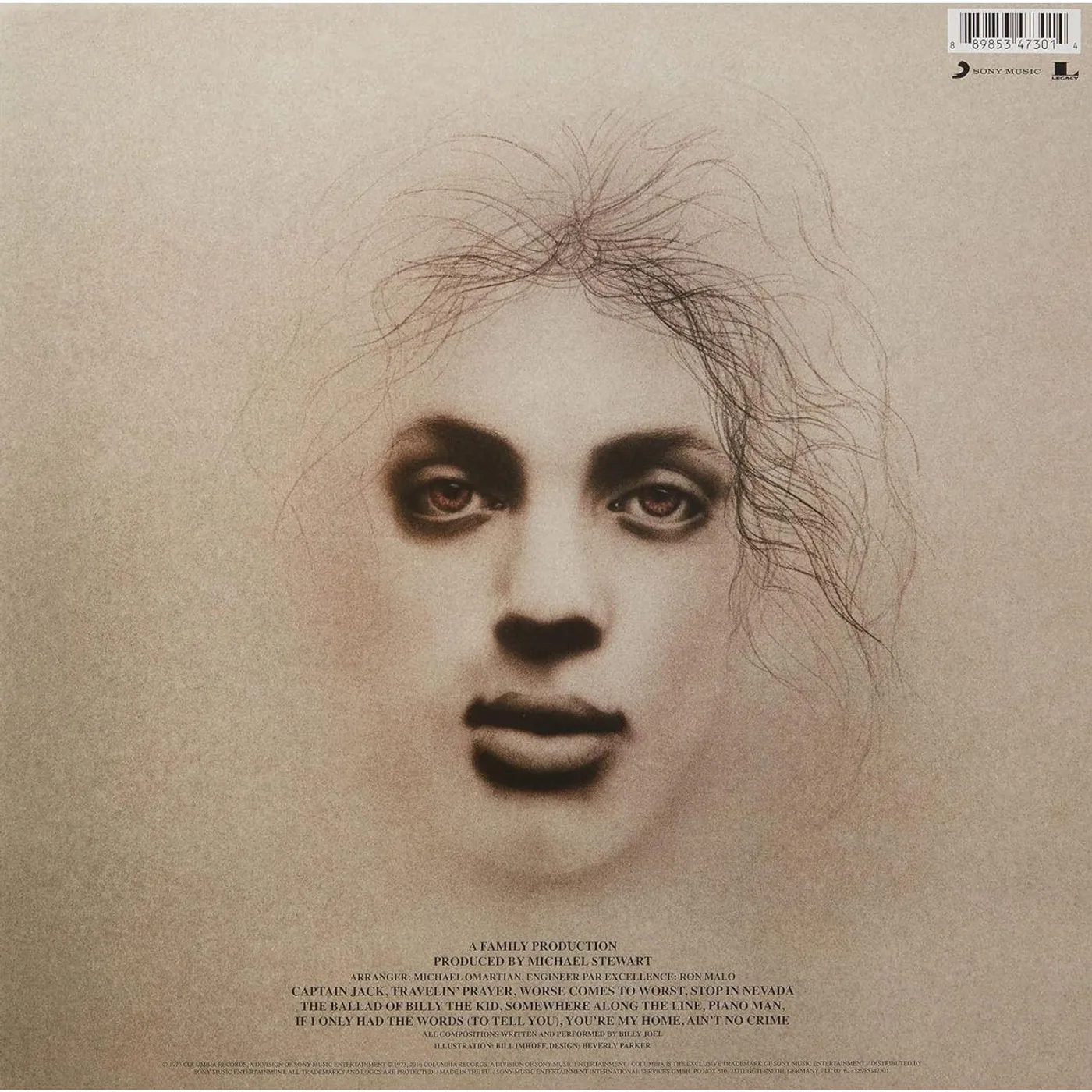 Billy Joel Piano Man Vinyl Record