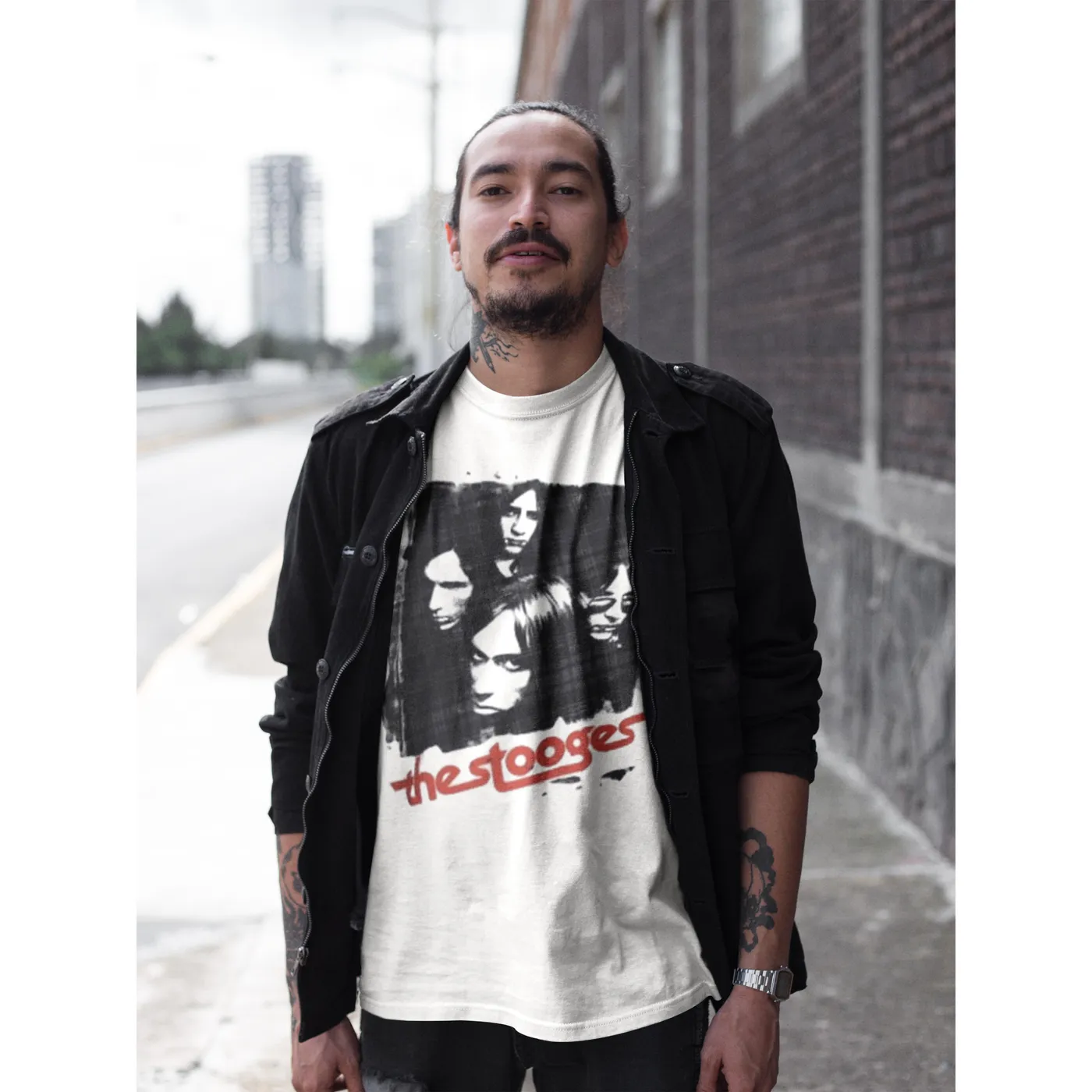 Iggy Pop T Shirt | The Stooges Group Shot T-Shirt