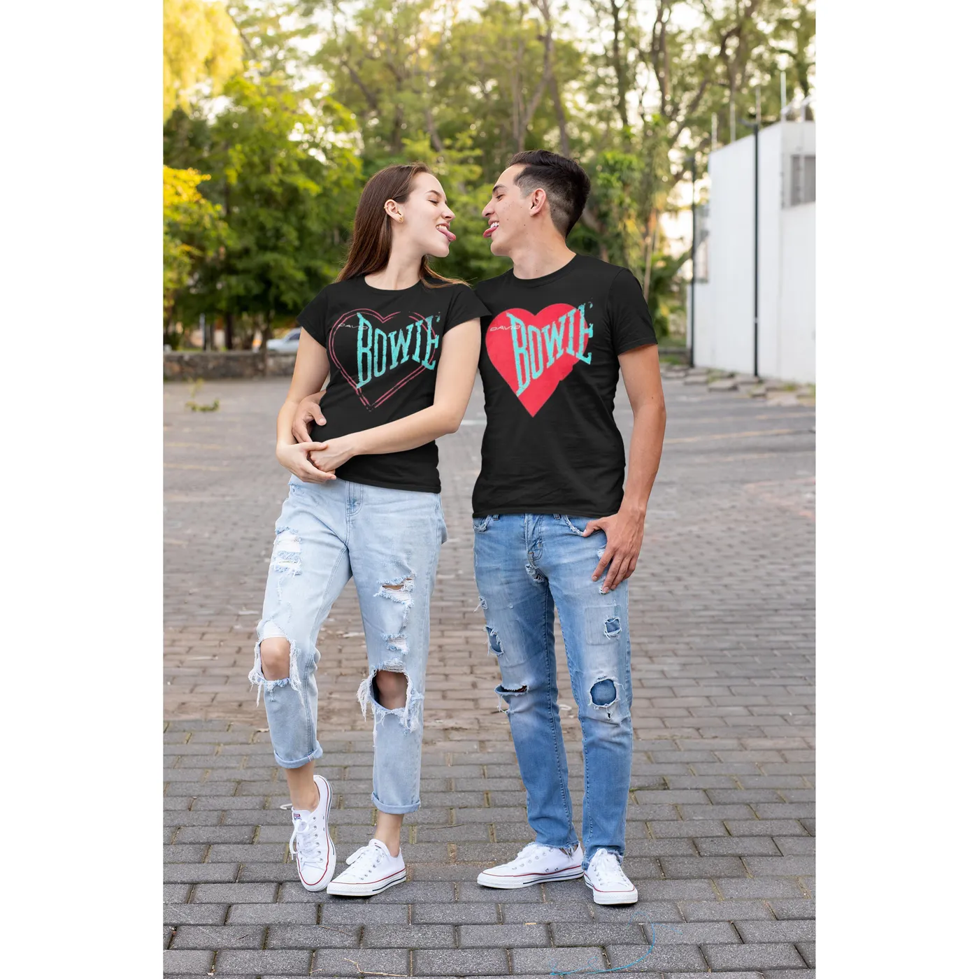 David Bowie Love Bowie Red Heart T-shirt