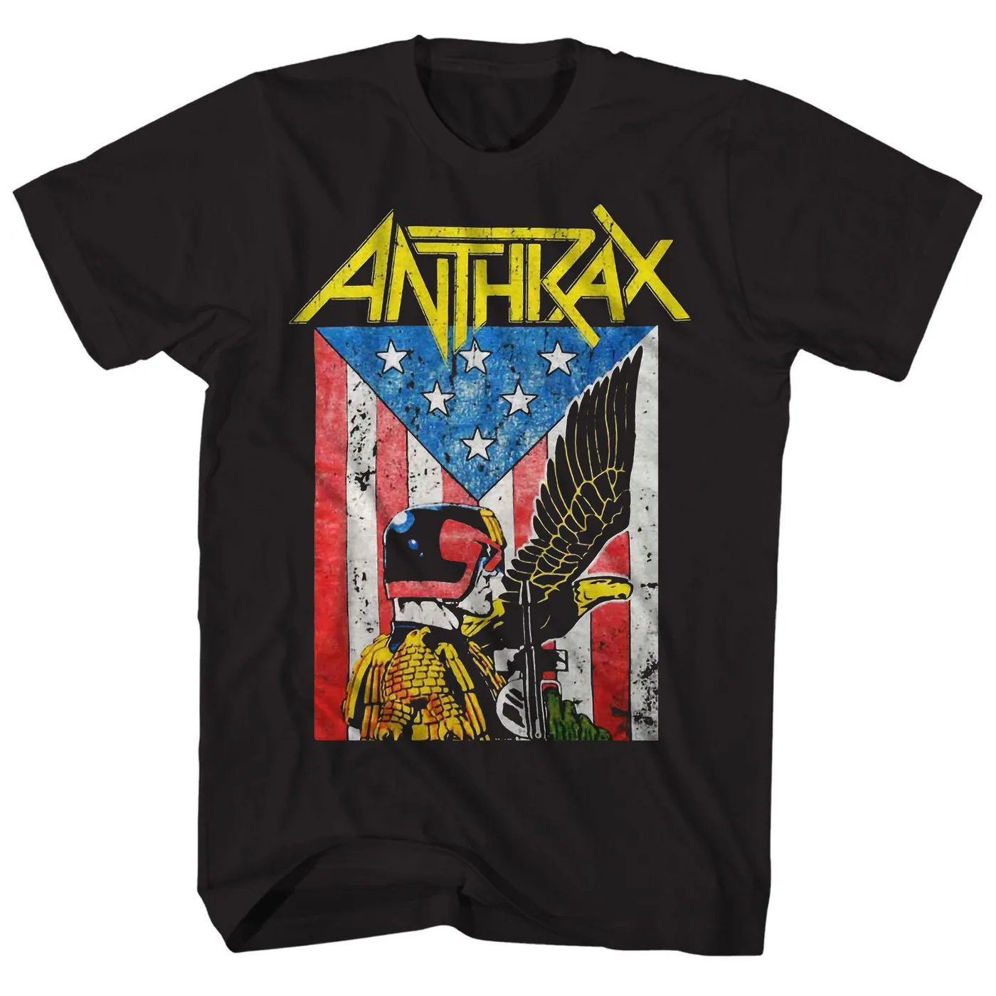 80’s Unoffcial? ANTHRAX T シャツ Vintage anthrax t shirt among the living world phase 1 black