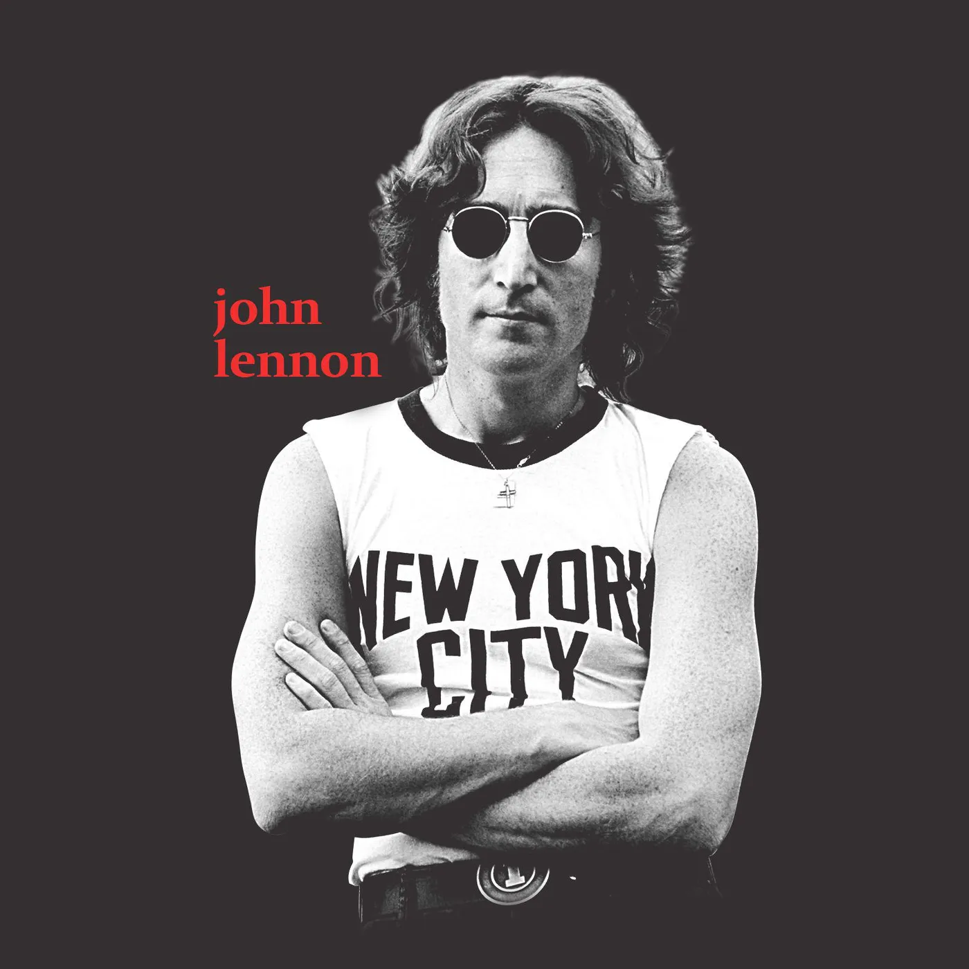 John Lennon T-Shirt | New York City Black & White Photo John Lennon Shirt