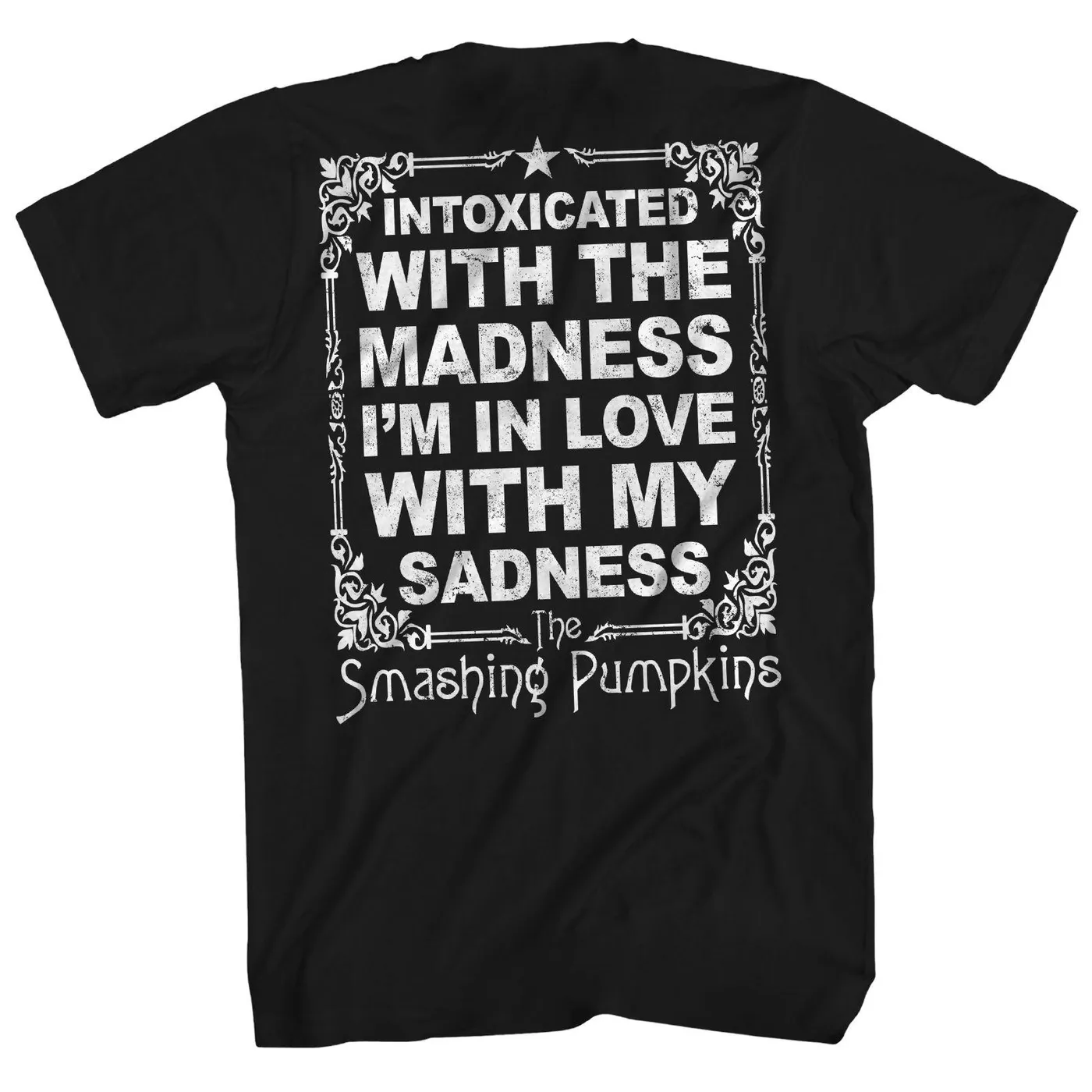 The Smashing Pumpkins T-Shirt | Zero And Lyrics Lightweight The Smashing Pumpkins T-Shirt | Zero And Lyrics Lightweight