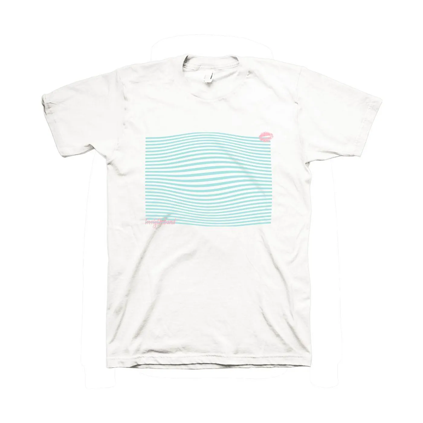 lovelytheband abstract white t-shirt