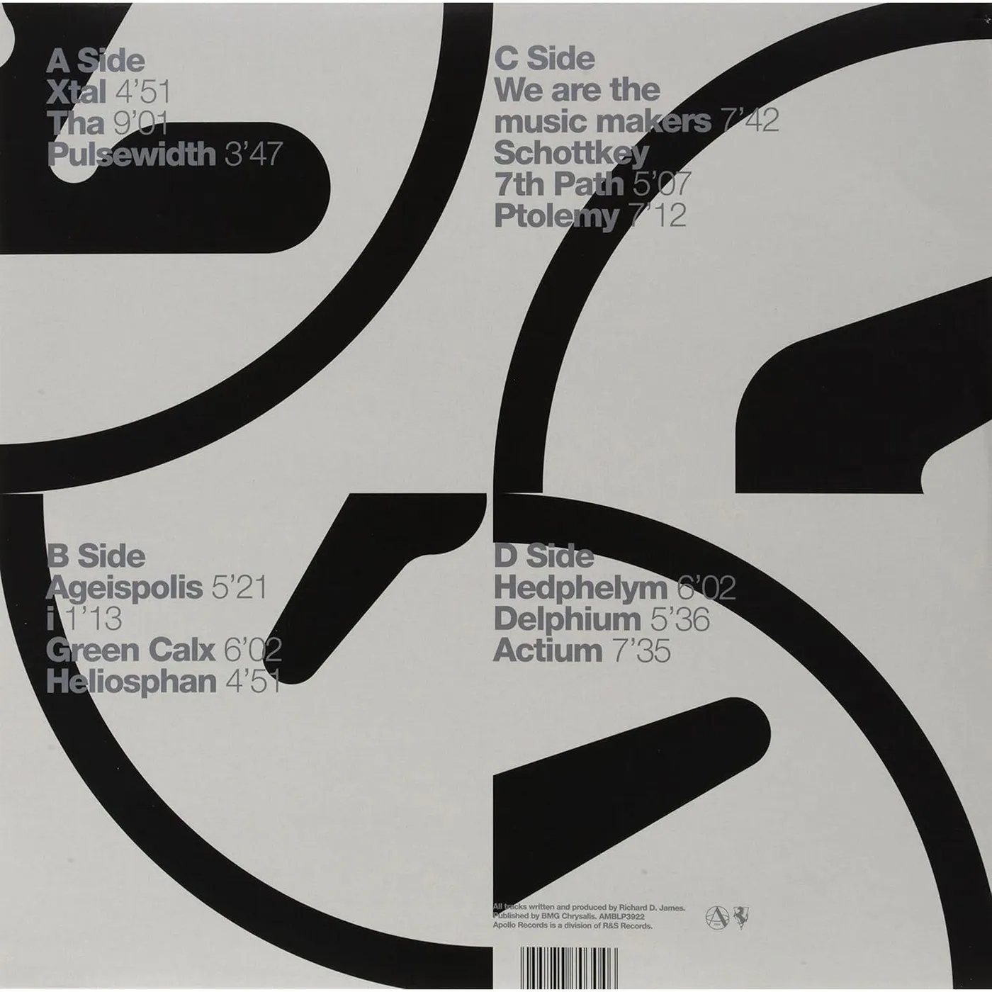 Aphex Twin LP Vinyl - Selected Ambient Works 85-92
