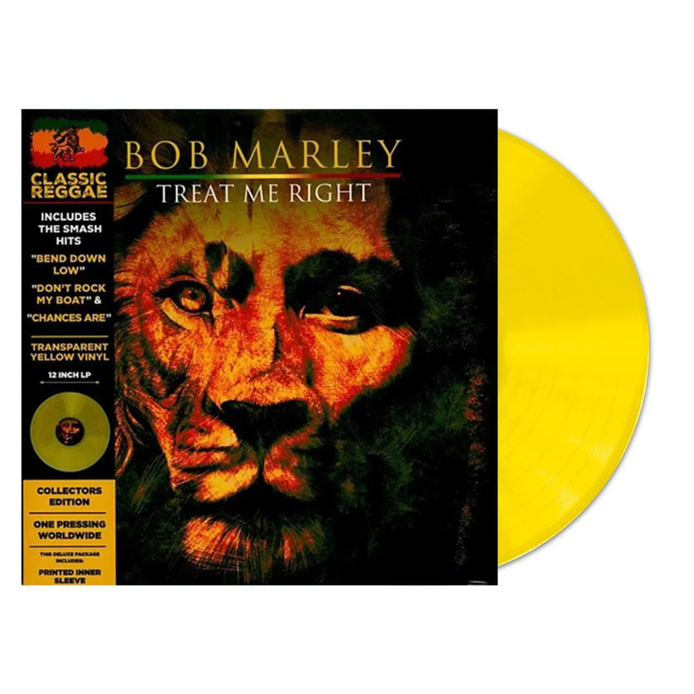 Bob Marley Treat Me Right - Yellow (Coloured Vinyl) (Dlx) (Ltd) (Ylw)