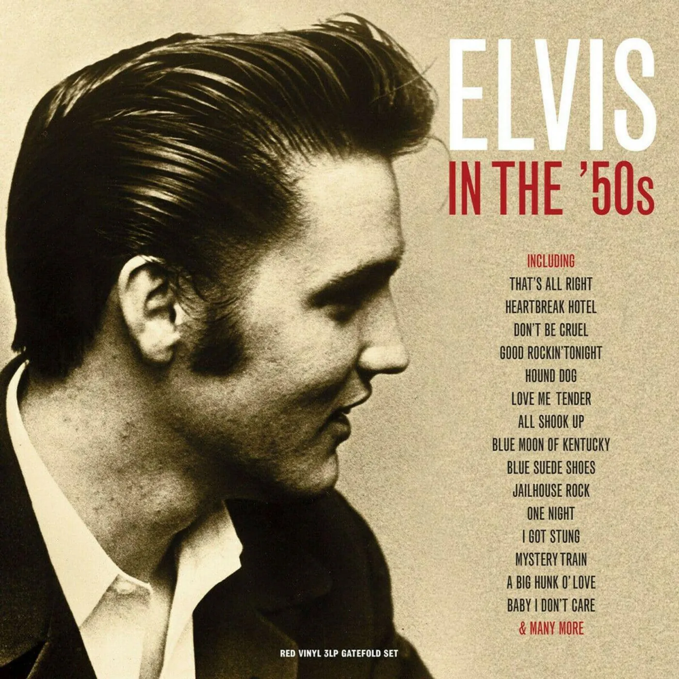 Elvis Presley LP Vinyl Record - Elvis In The '50s (Red Vinyl)