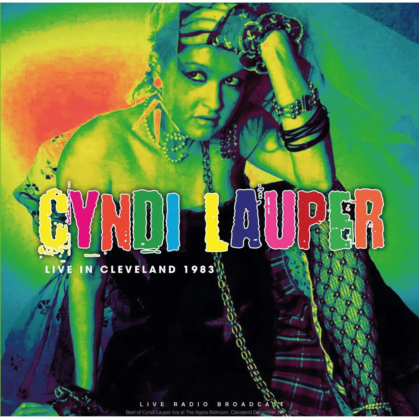 Cyndi Lauper LP Vinyl Record - Live In Cleveland 19 83