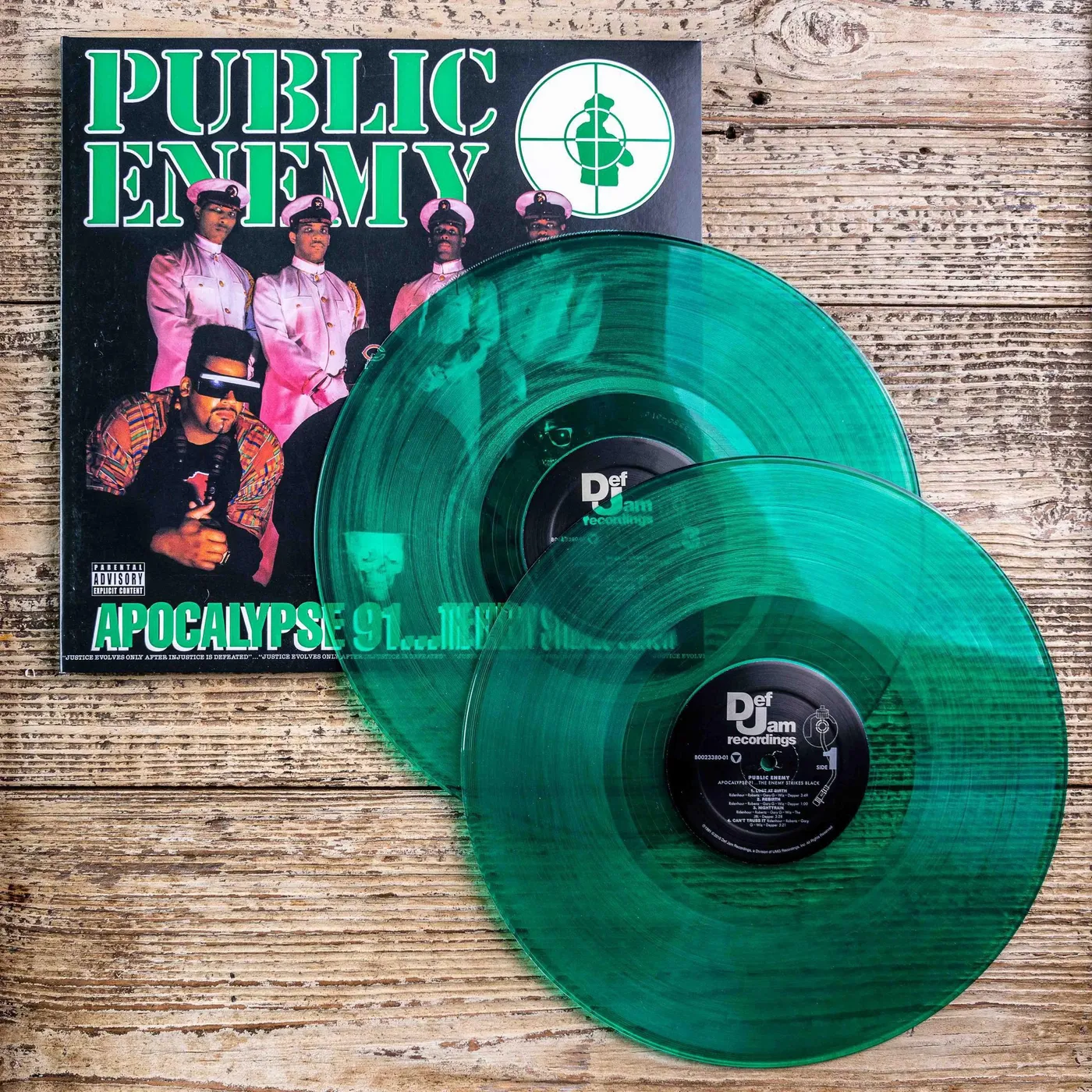 Public Enemy Apocalypse 91: The Enemy Strikes Black (Limited Edition/ 2LP/ Translucent Green) Vinyl Record