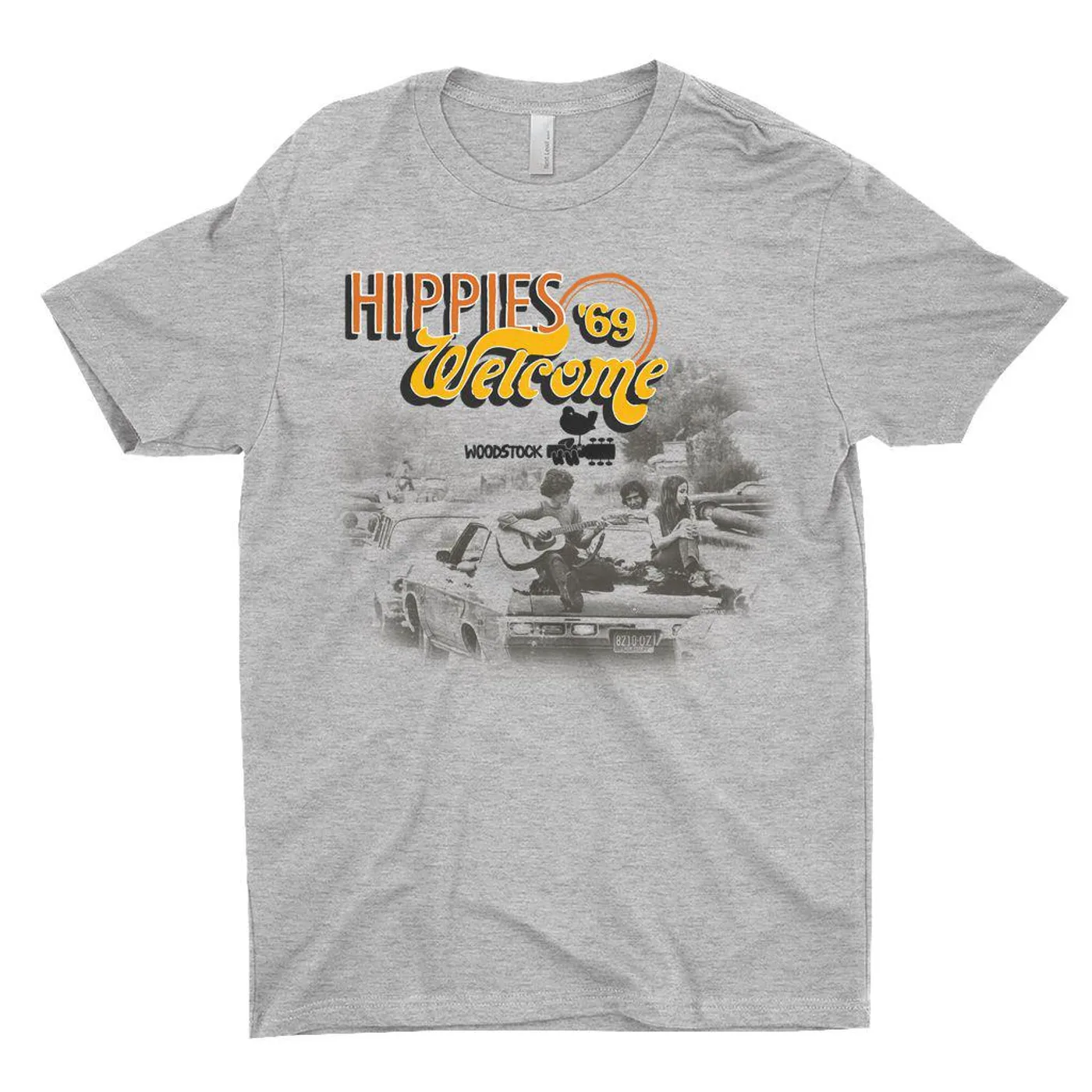 Woodstock T-Shirt | Hippies Welcome 1969 Woodstock Shirt