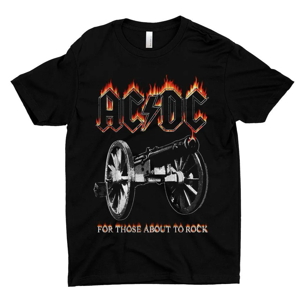 T-Shirt | For Those About To Rock Flame Cannon Shirt