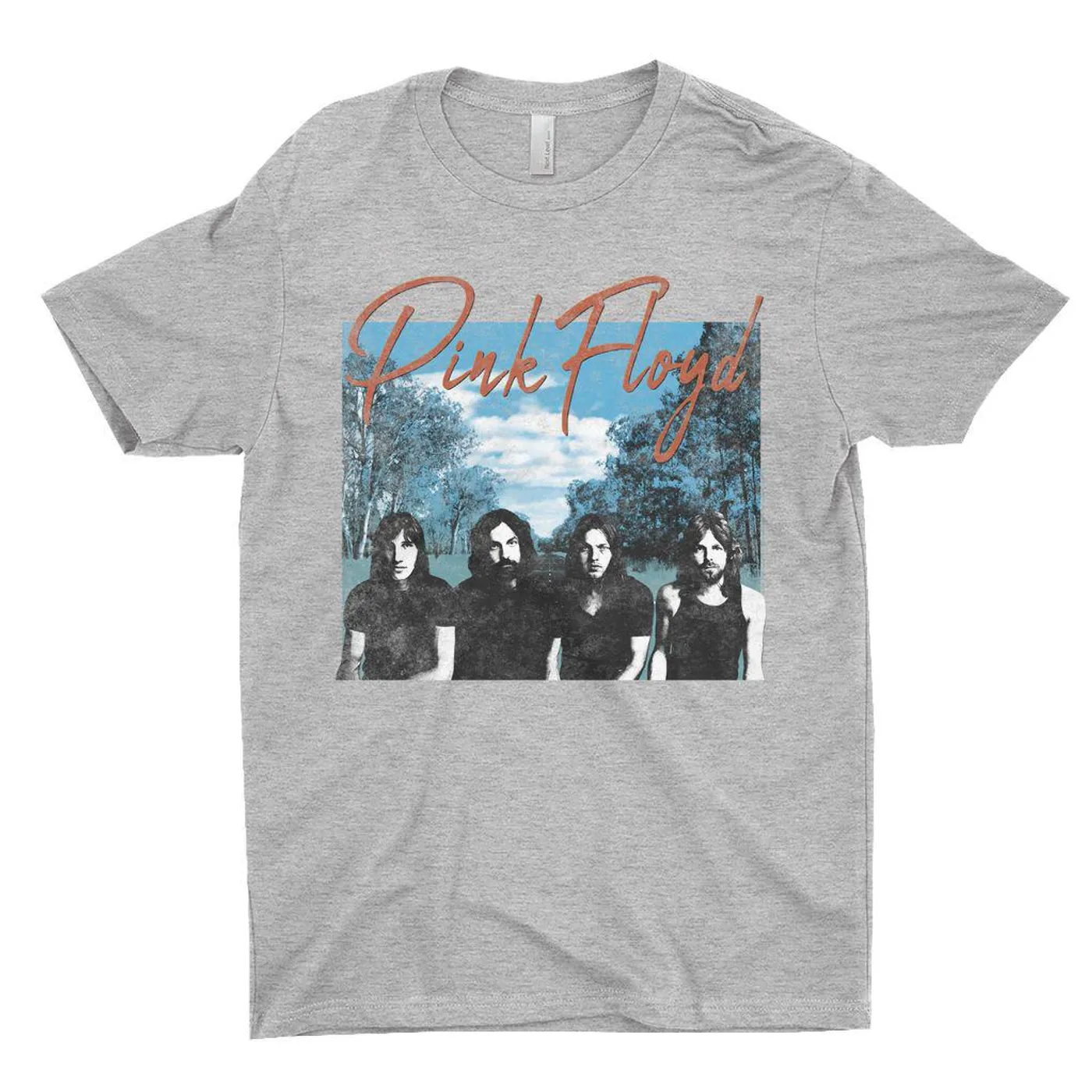 Pink Floyd T-Shirt | Band Wilderness Design Distressed Pink Floyd Shirt