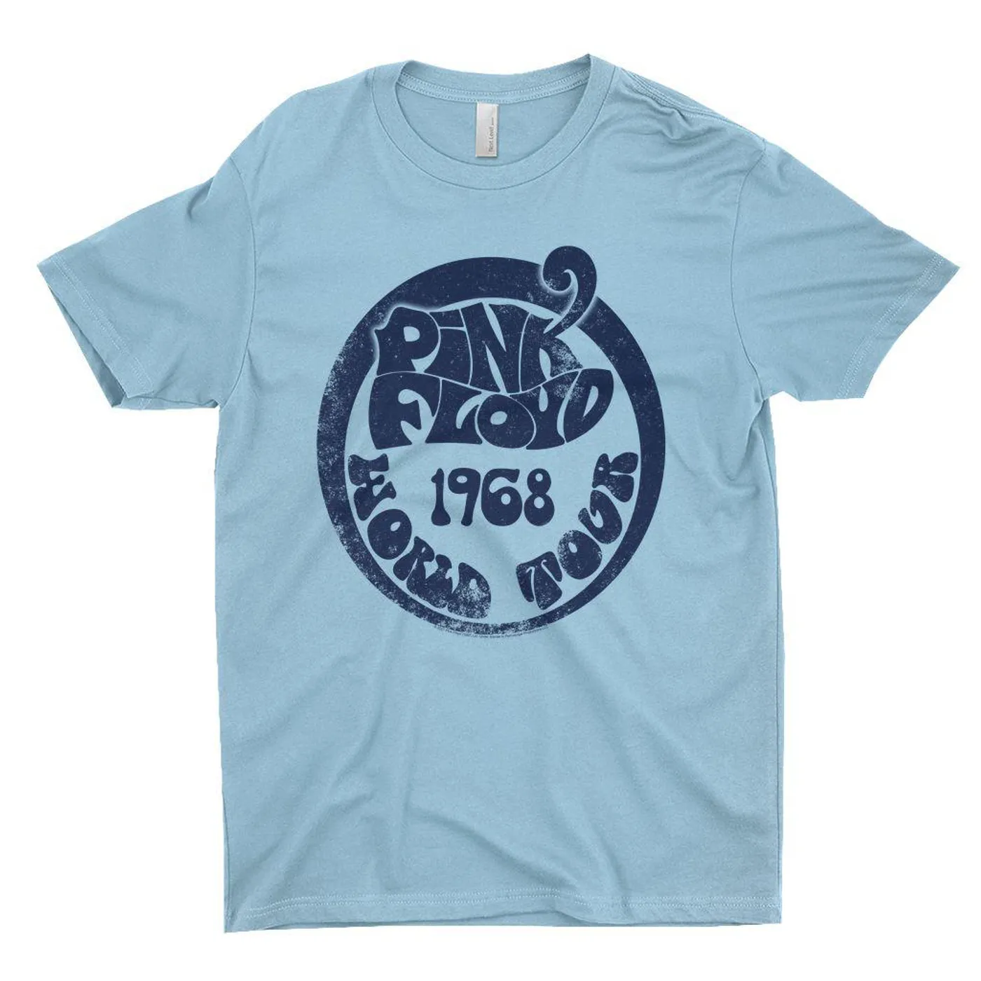 Pink Floyd T-Shirt | Groovy 1968 World Tour Design Distressed Pink Floyd Shirt