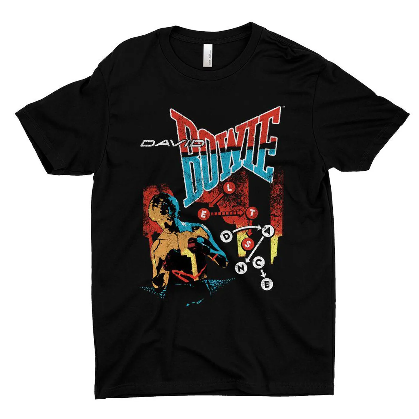 David Bowie T-Shirt | Let's Dance Tour Image David Bowie Shirt
