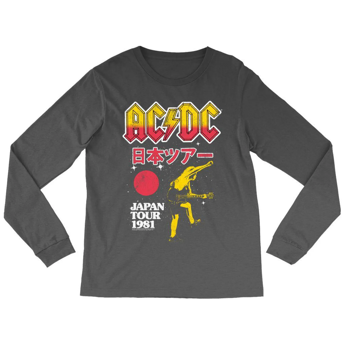 AC/DC Long Sleeve Shirt | 1981 Japan Concert Promotion ACDC Shirt