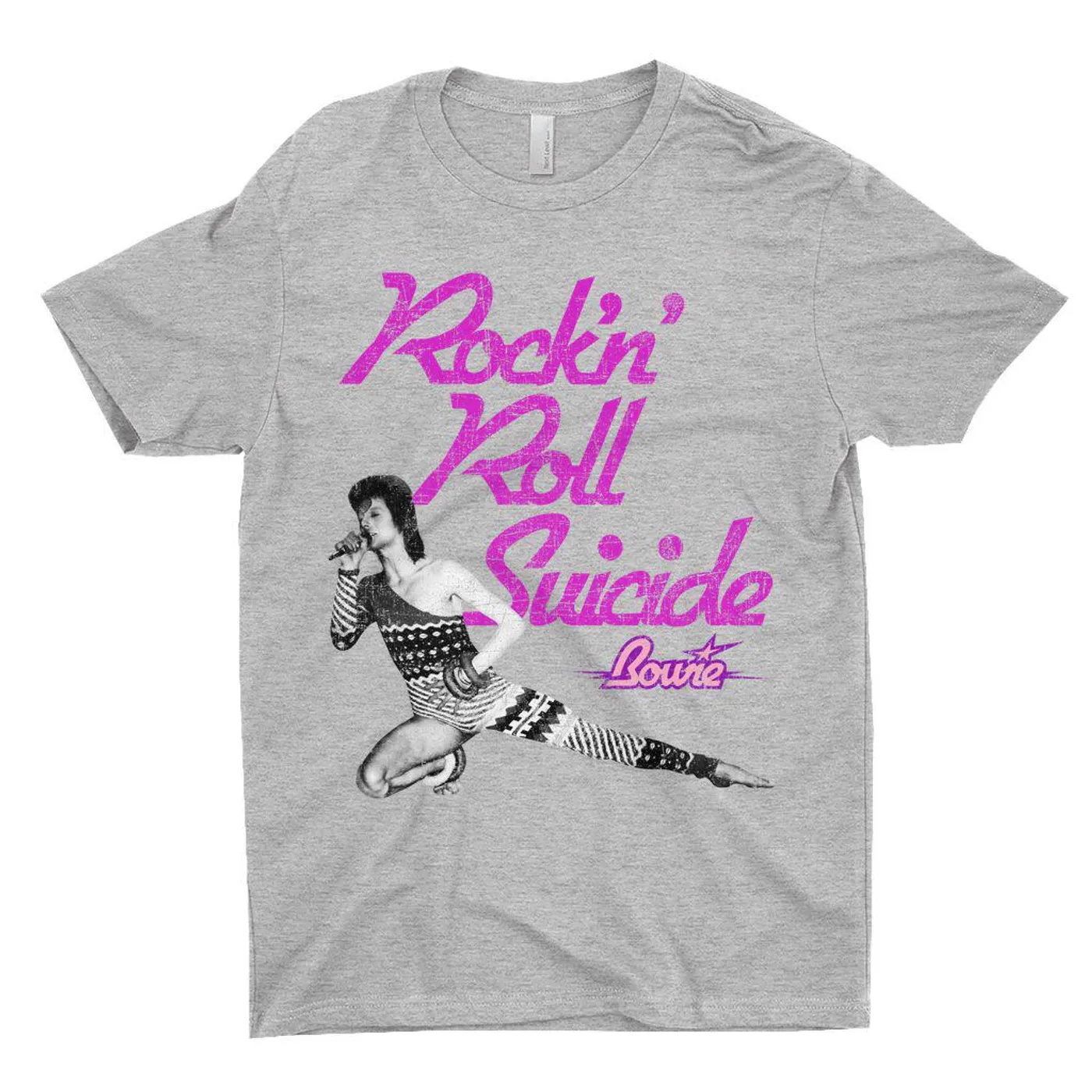 David Bowie T-Shirt | Rock N' Roll Suicide Distressed David Bowie Shirt (Merchbar Exclusive)