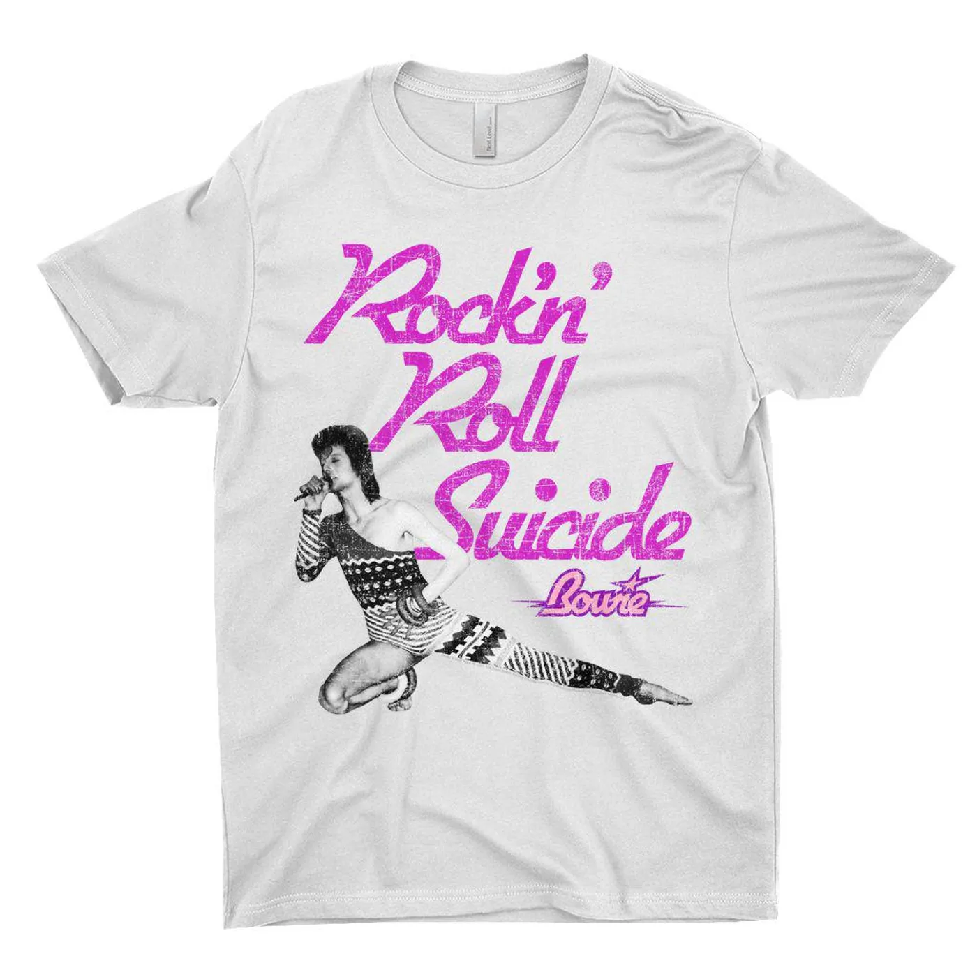 David Bowie T-Shirt | Rock N' Roll Suicide Distressed David Bowie Shirt (Merchbar Exclusive)