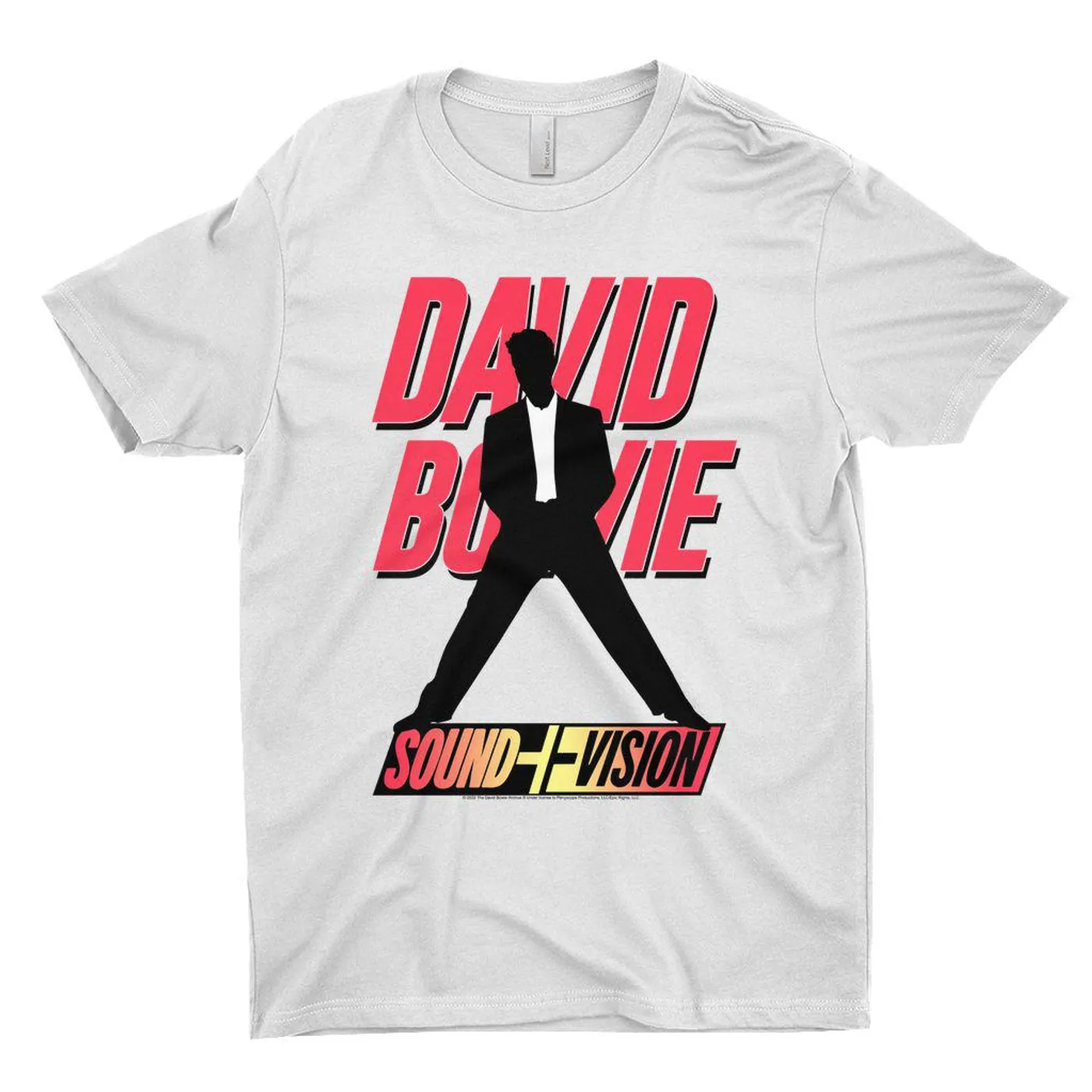 David Bowie T-Shirt | Neon 1991 Euro Vision Design (Merchbar Exclusive) David Bowie Shirt