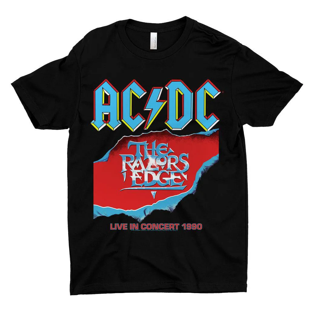 T-Shirt | Bold Primary Color Razors Edge Cover Design Shirt