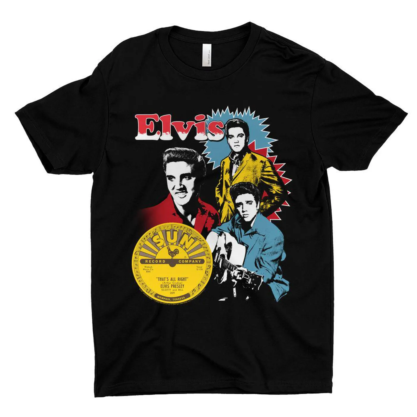 Elvis Presley T-Shirt | That's All Right Photo Collage Elvis Presley Shirt
