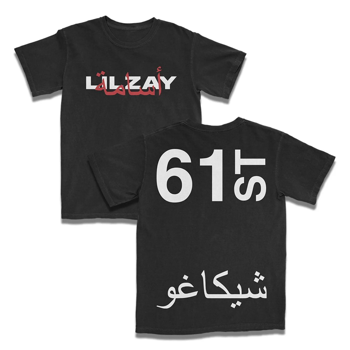 Lil Zay Osama 61st Black T-Shirt