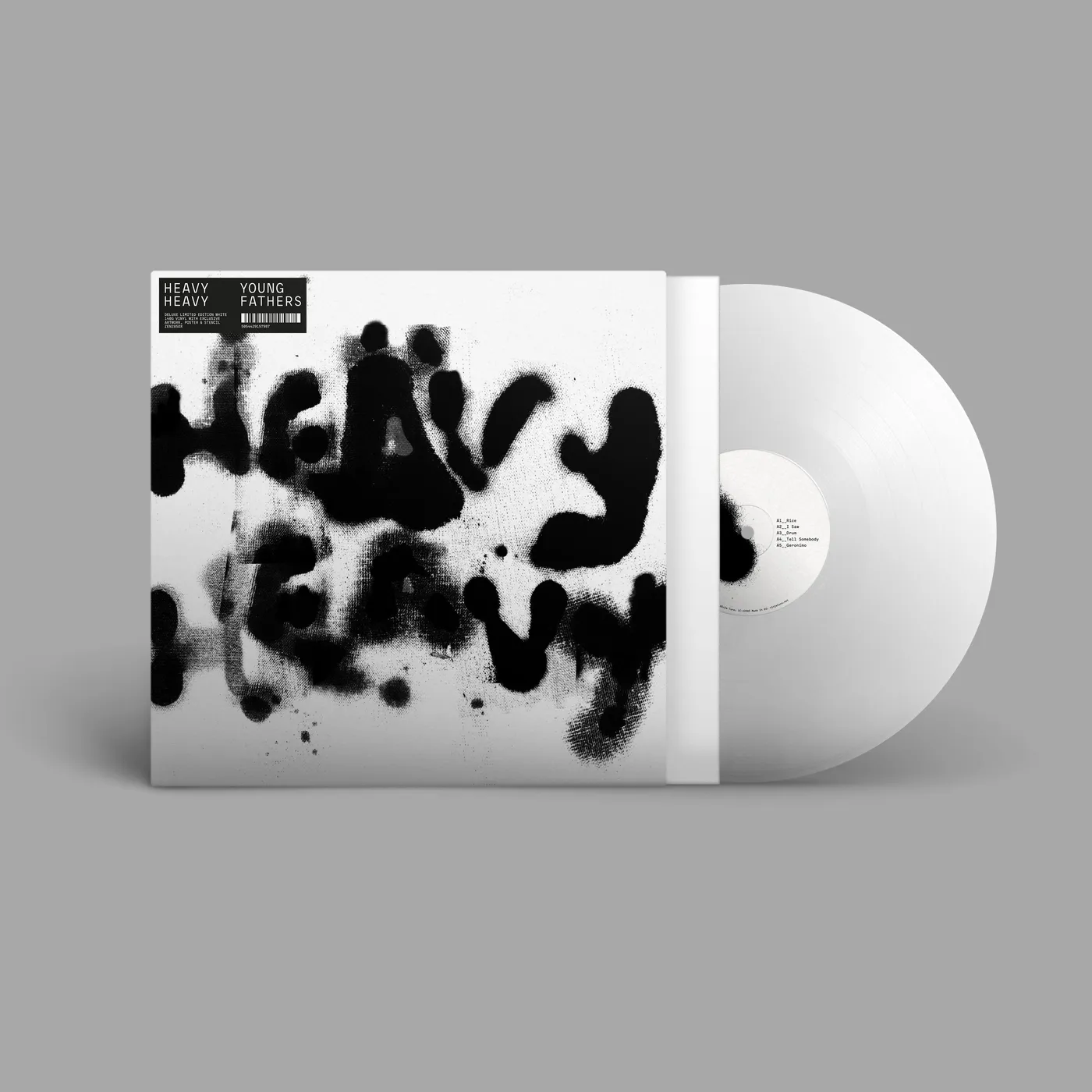 Young Fathers Heavy Heavy (Deluxe Edition  White Vinyl Vinyl Record