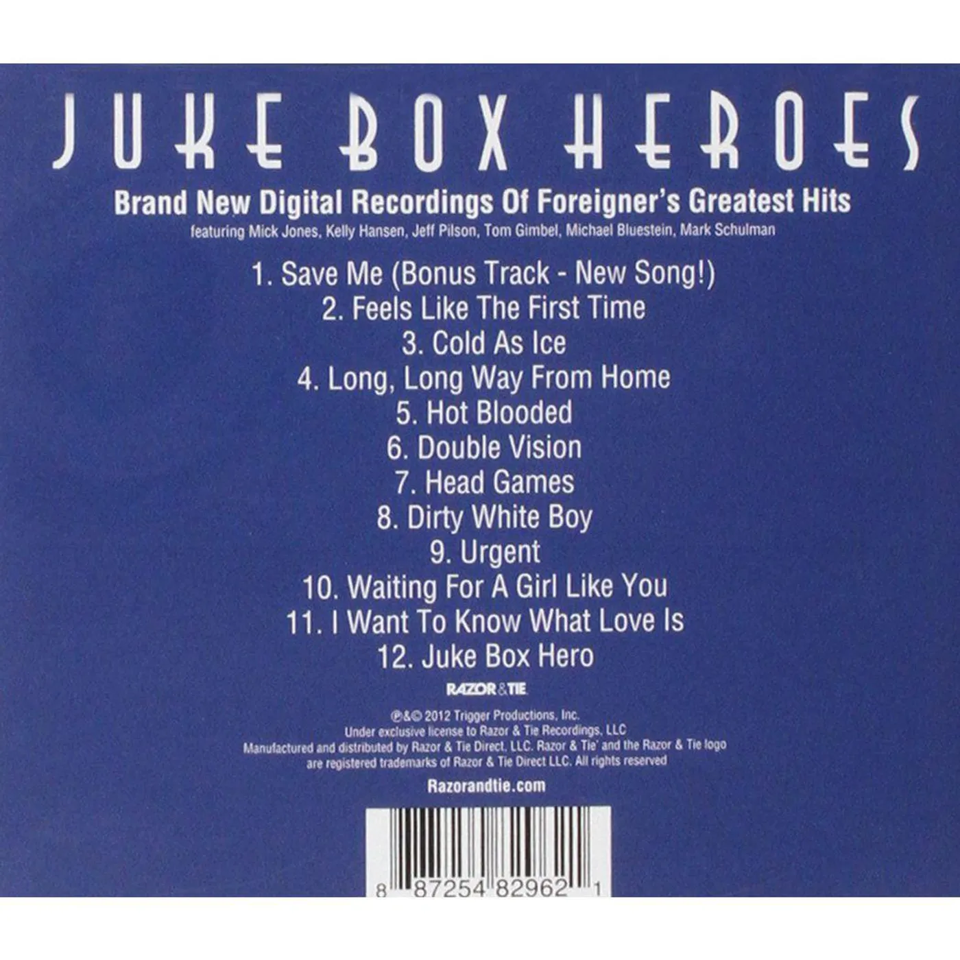 Foreigner Juke Box Heroes CD