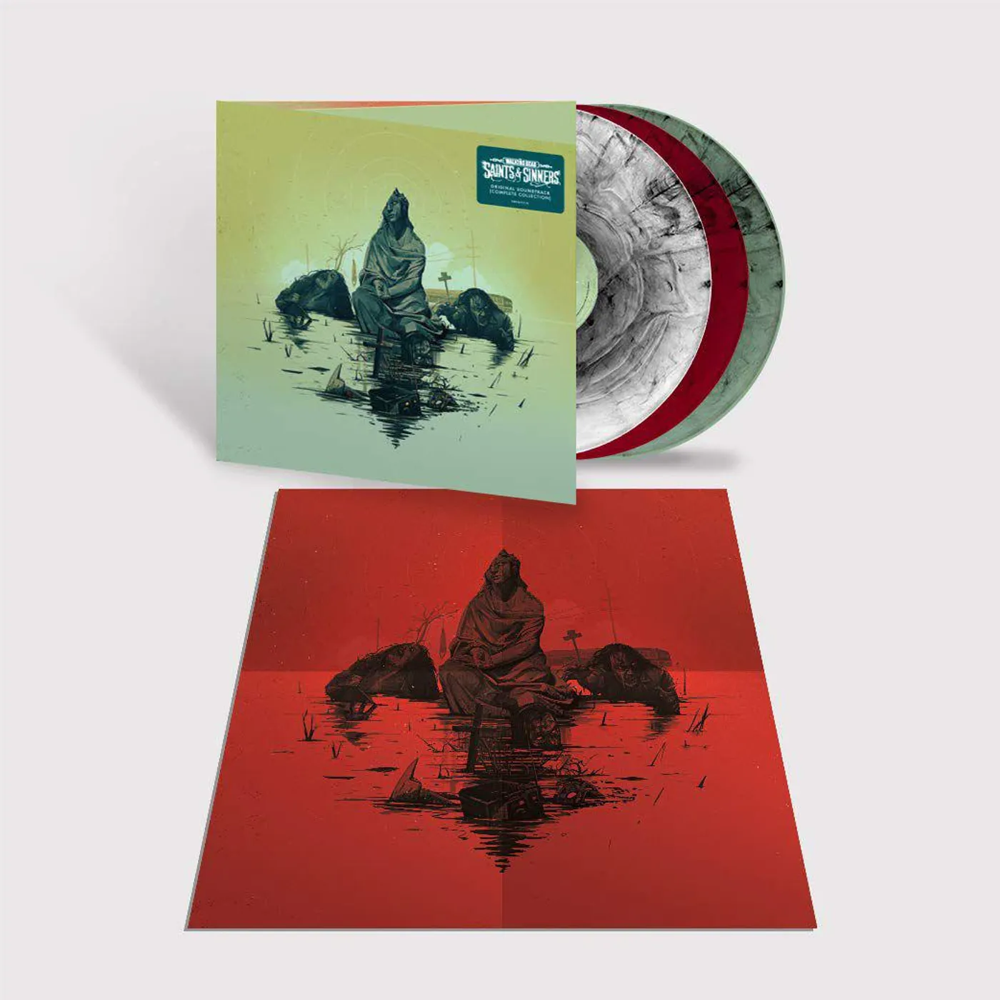 Various Artists  WALKING DEAD: SAINTS & SINNERS (3LP/RED/GREEN/CLEAR SMOKE VINYL) Vinyl Record