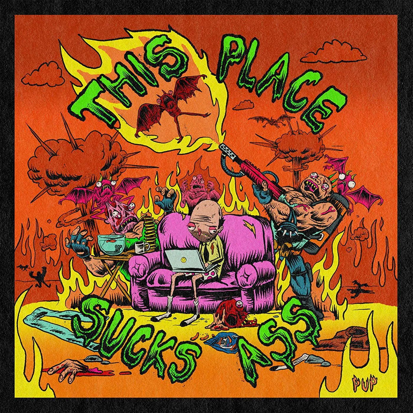 PUP This Place Sucks Ass (Black) Vinyl Record