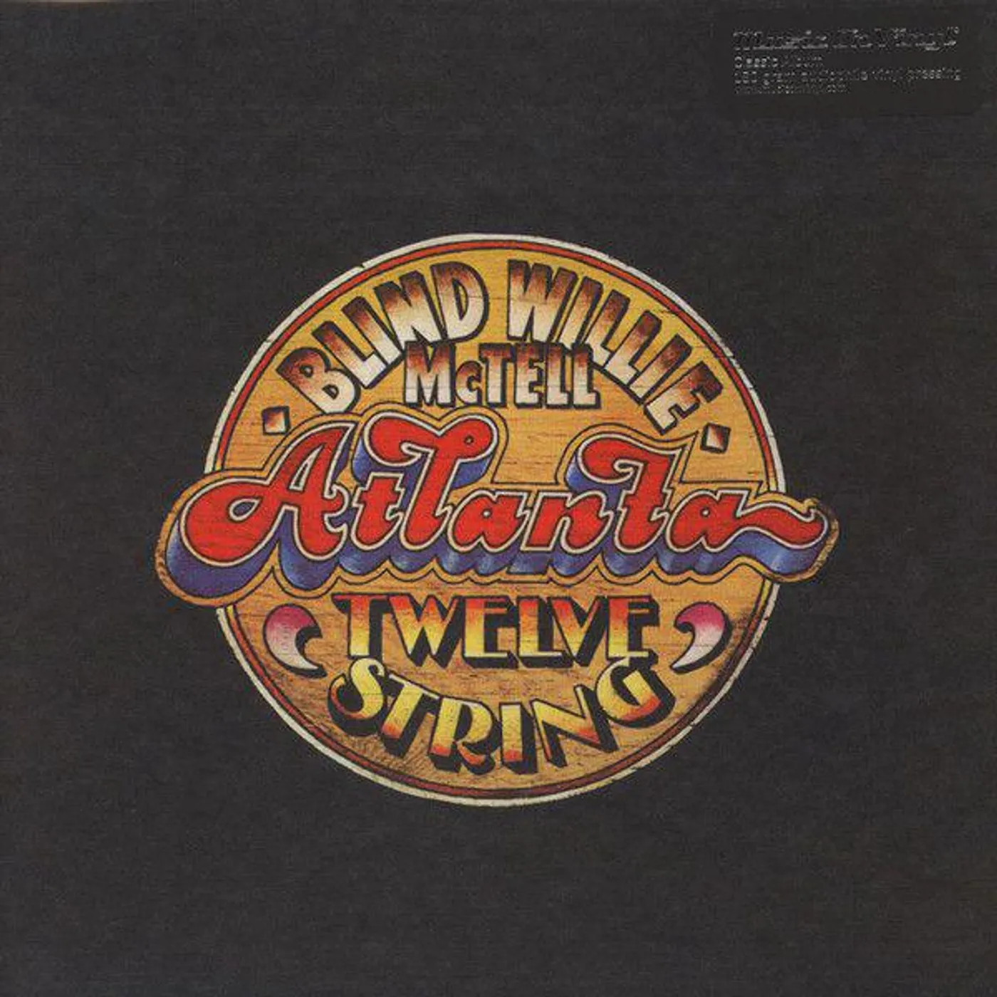 Blind Willie McTell Atlanta 12 String Vinyl Record