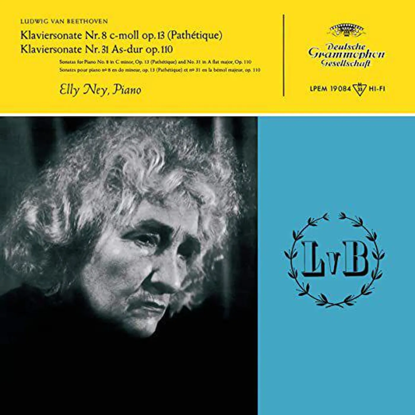 Elly Ney Beethoven Piano Sonatas Nos. 8 14 23 31  180 Gram Audiophile Vinylimport Vinyl Record