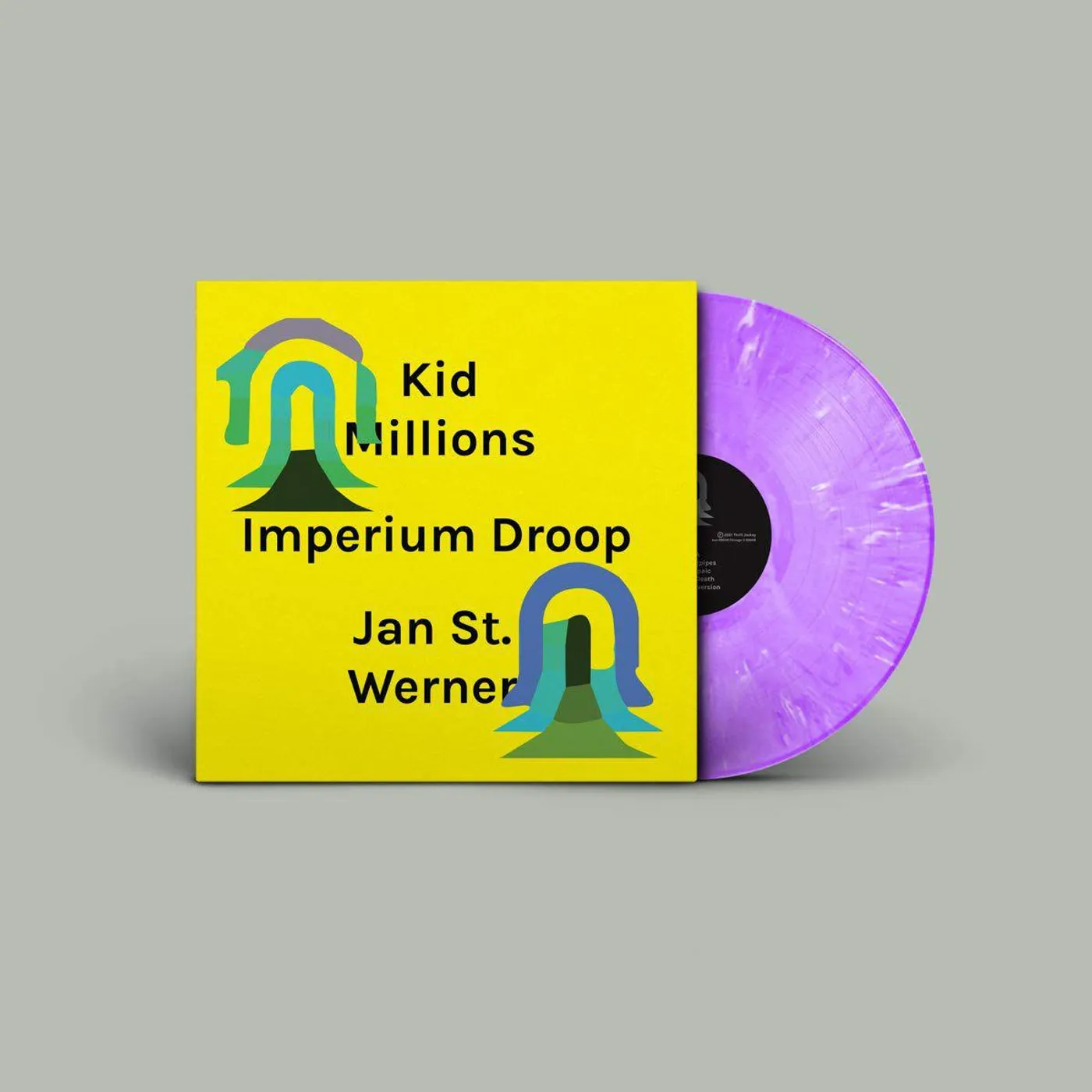 Kid Millions & Jan St. Werner IMPERIUM DROOP (PURPLE W/ WHITE VINYL/DL) Vinyl Record