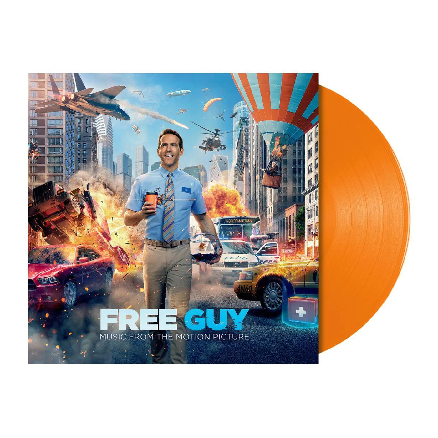 Various Artists Free Guy (Original Motion Picture Soundtrack) (Orange LP) Vinyl Record