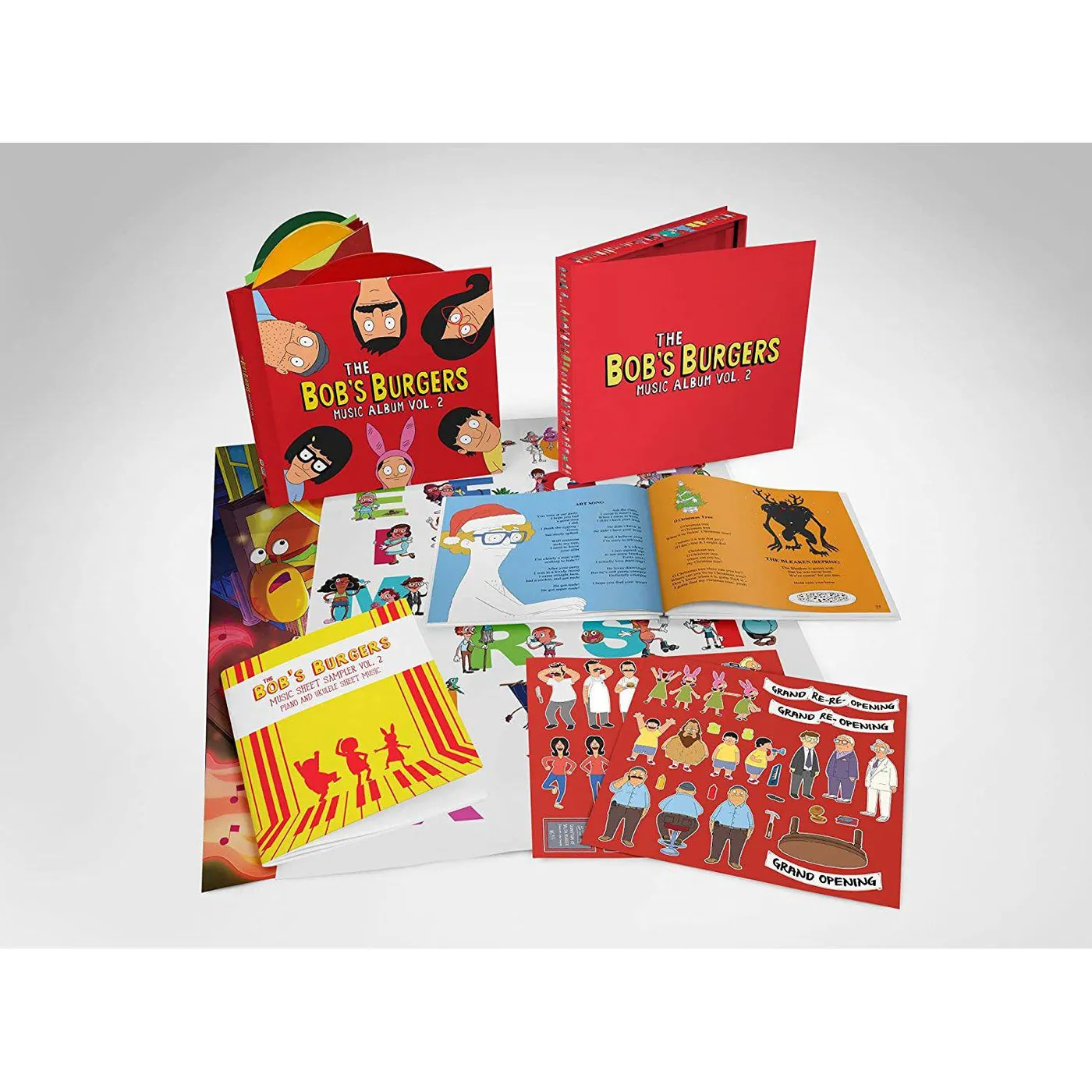 The Bob's Burgers Music Album Vol. 2 (Box Set/3LP/Poster with Book) (Box Set) (Vinyl)