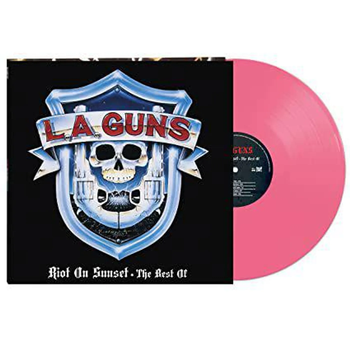 L.A. Guns RIOT ON THE SUNSET STRIP (PINK VINYL) Vinyl Record